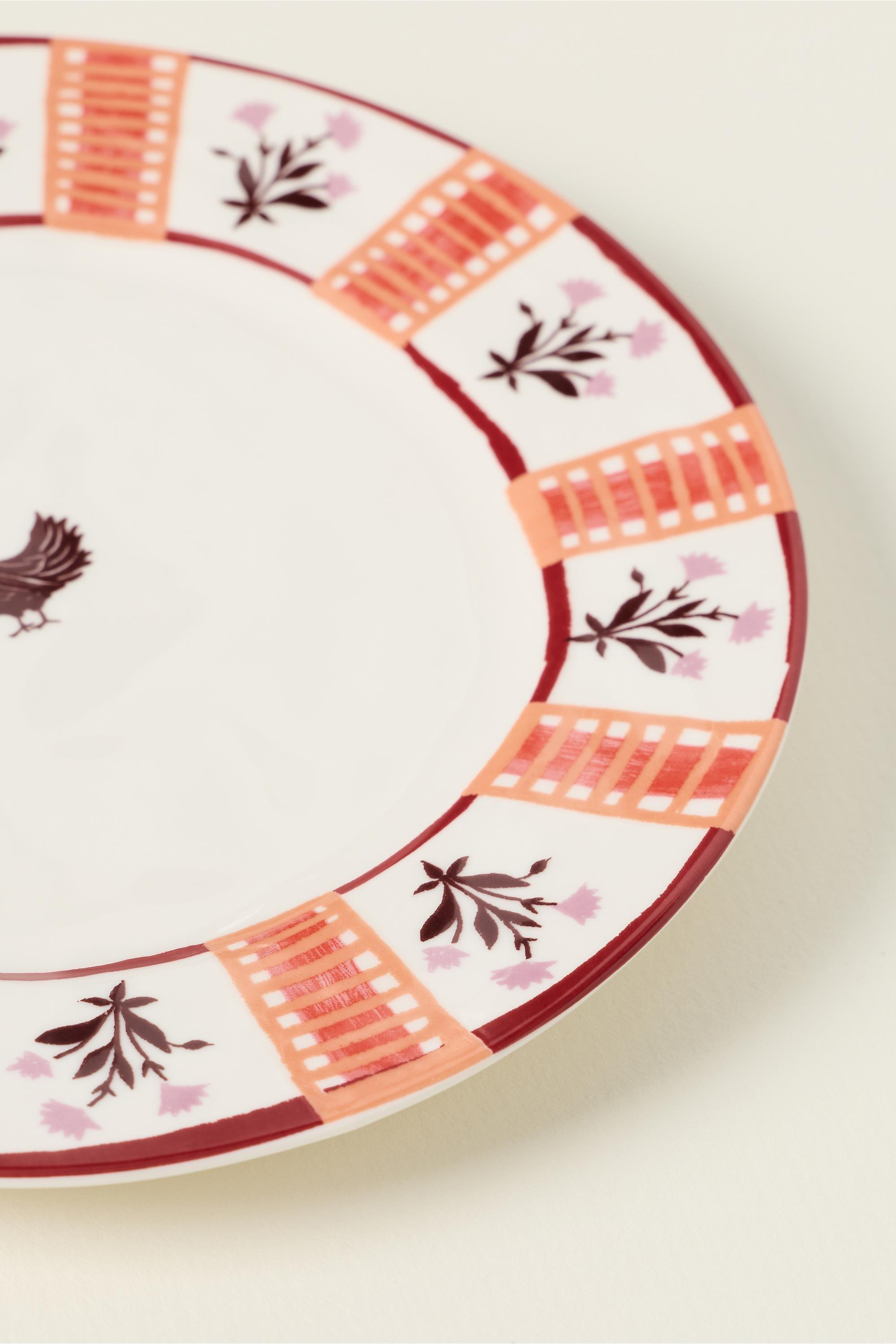 Millie Stoneware Dessert Plate, Orange, A501_0080, large image number 3