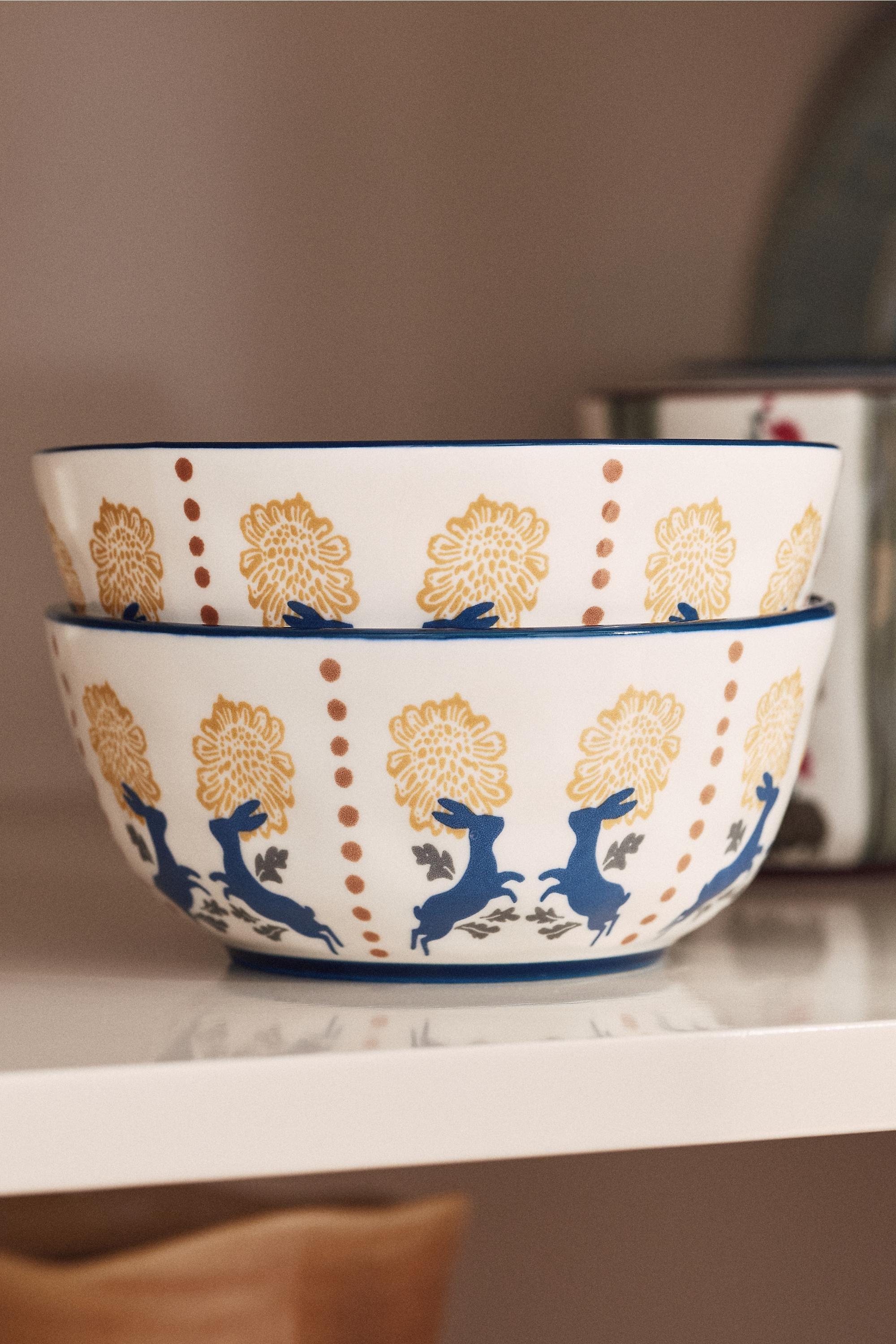 Millie Stoneware Yogurt Bowl, Blue, A501_0073, large image number 0
