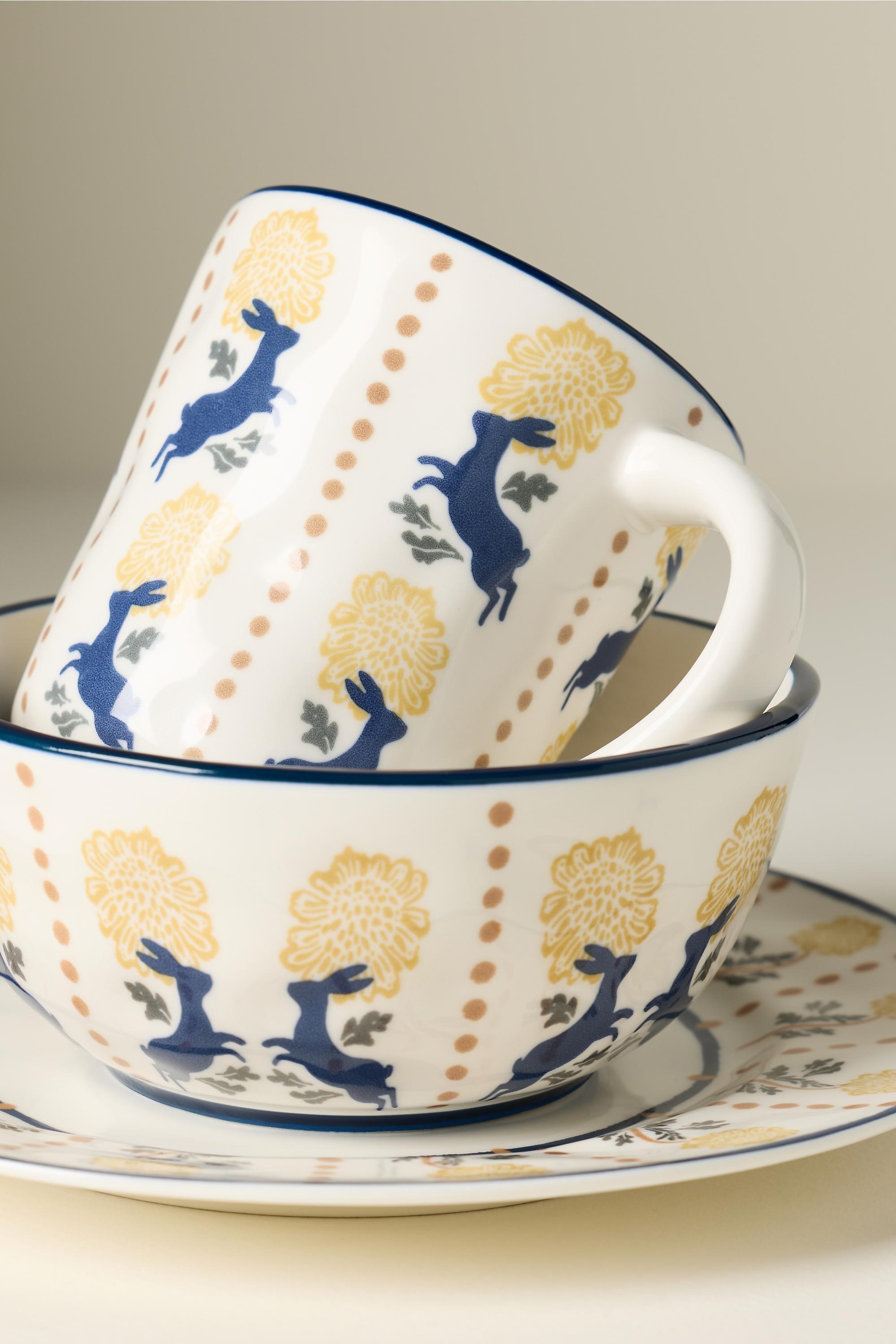 Millie Stoneware Yogurt Bowl, Blue, A501_0073, large image number 2
