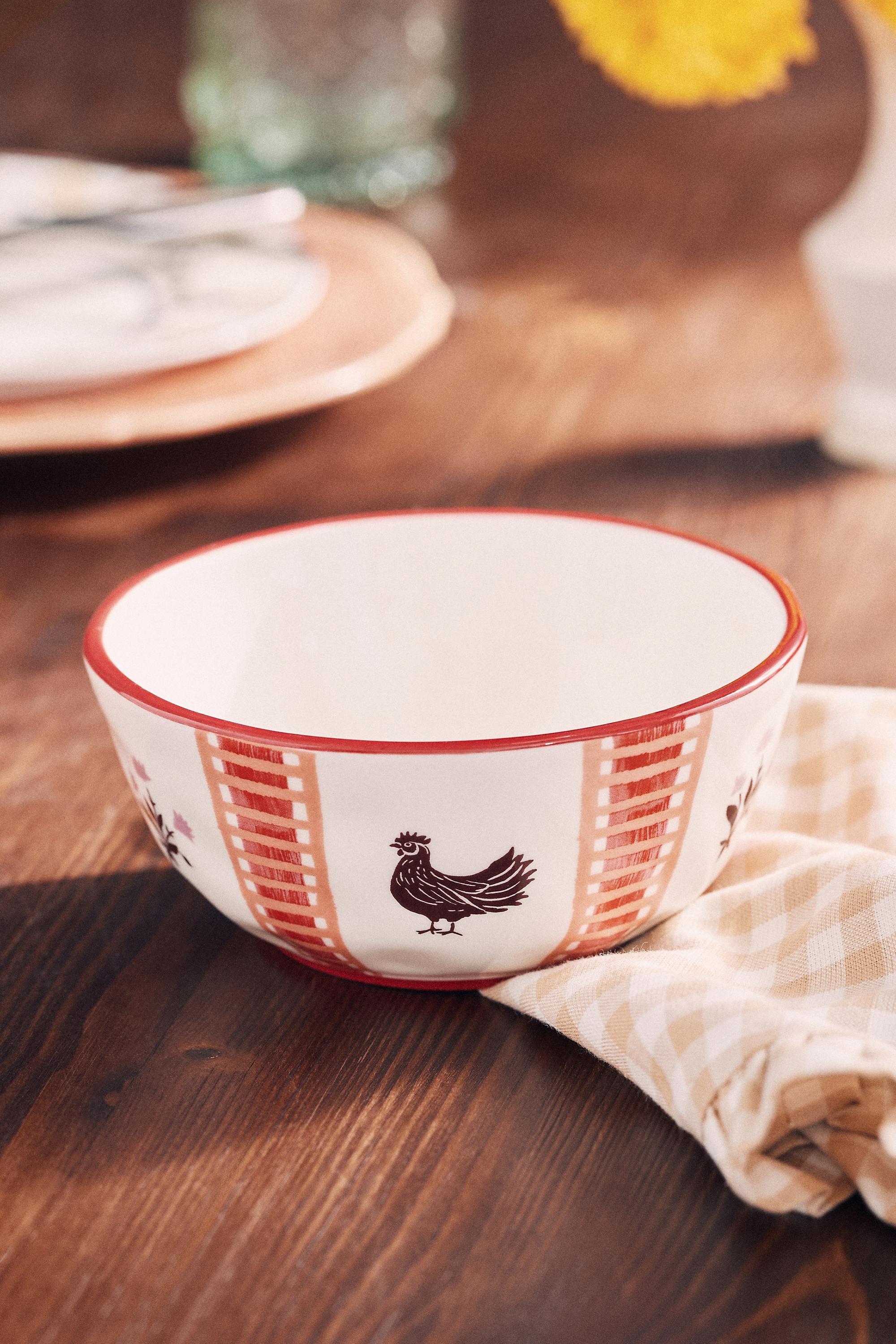 Millie Stoneware Yogurt Bowl, Orange, A501_0080, large image number 0