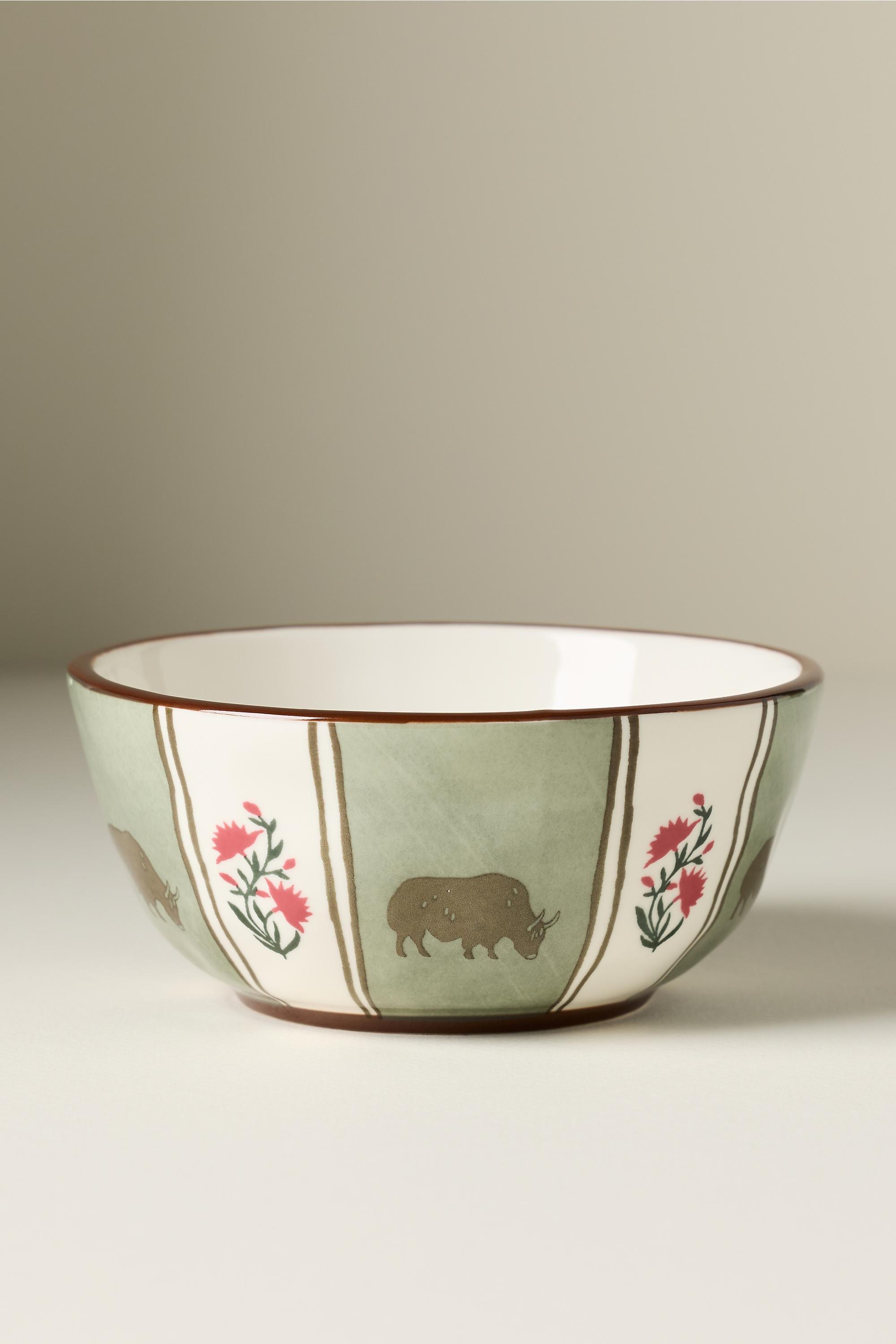 Millie Stoneware Yogurt Bowl, Green, A501_0237, large image number 2