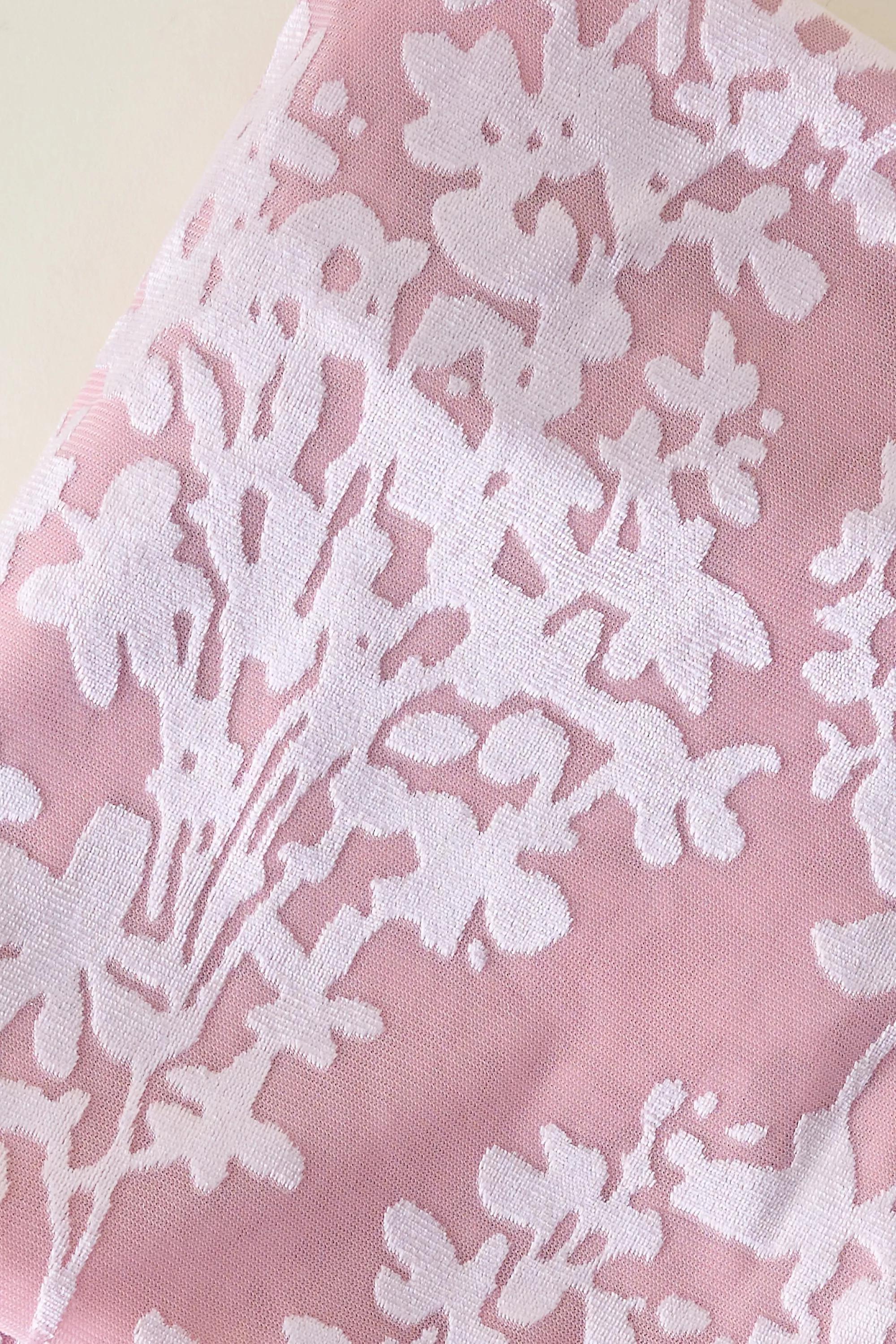 Velvet Headscarf, Pink, A501_0066, large image number 1