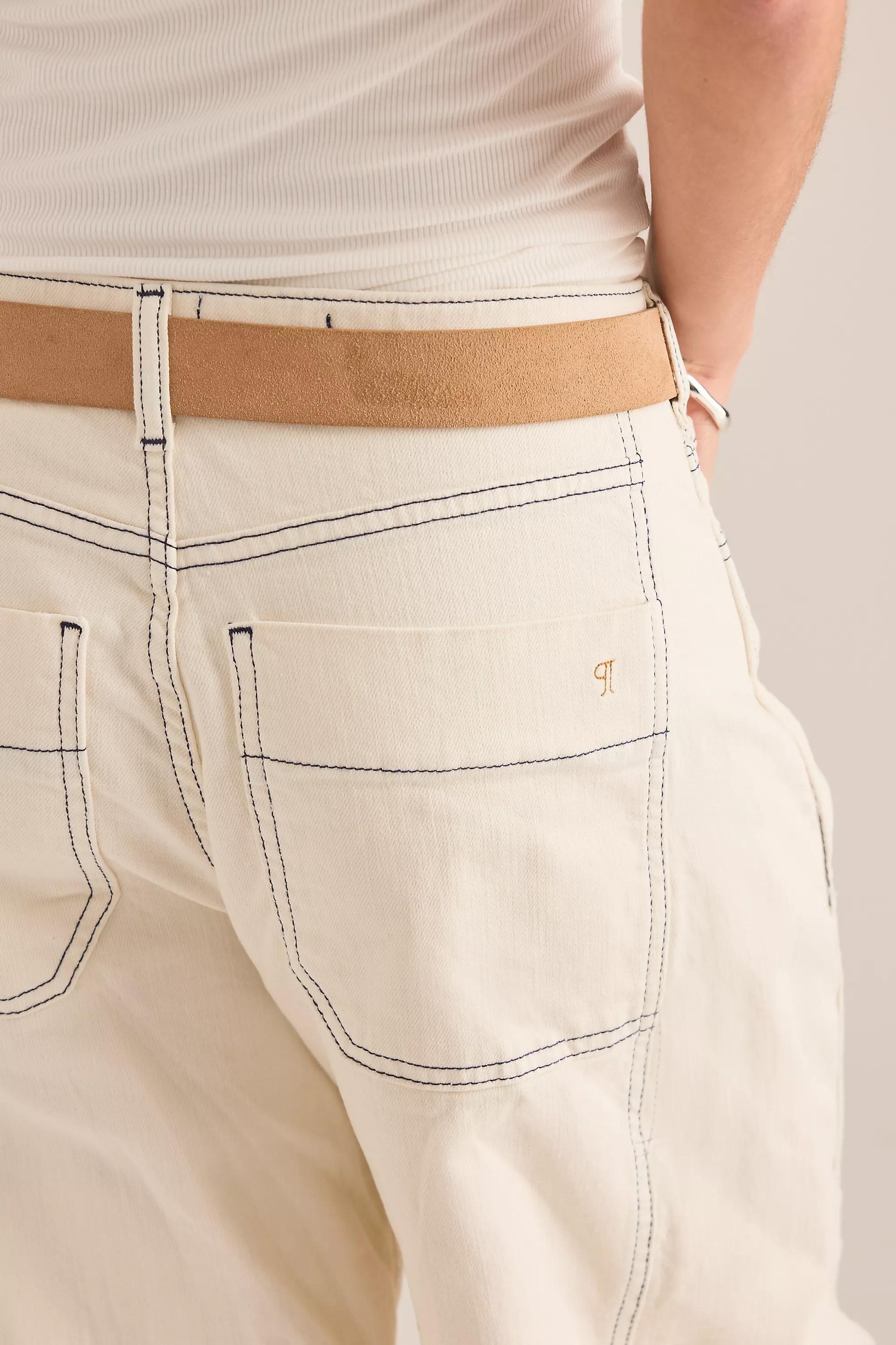By Pilcro The Kenna Mid-Rise Heritage Barrel Jeans, White, A501_0012, large image number 4