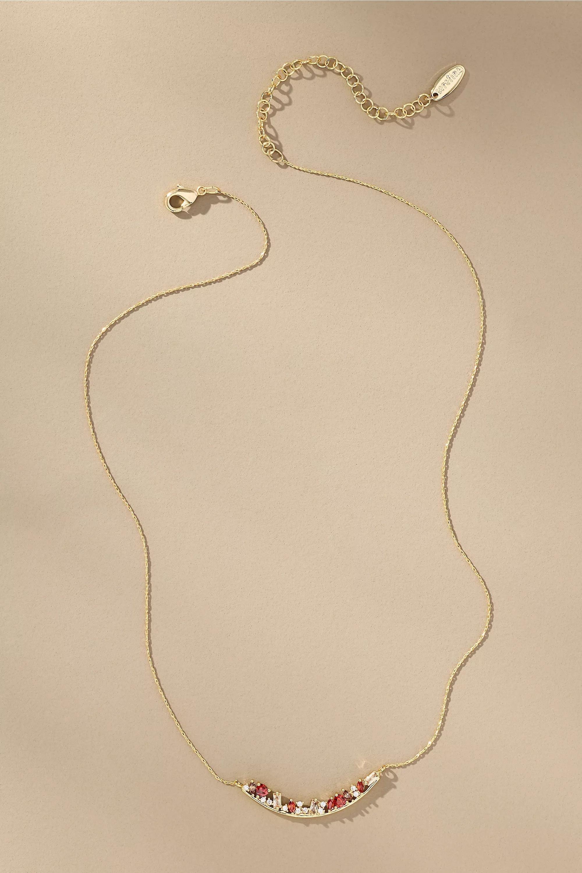 JANUARY Birthstone Bar Necklace, A501_0821, medium