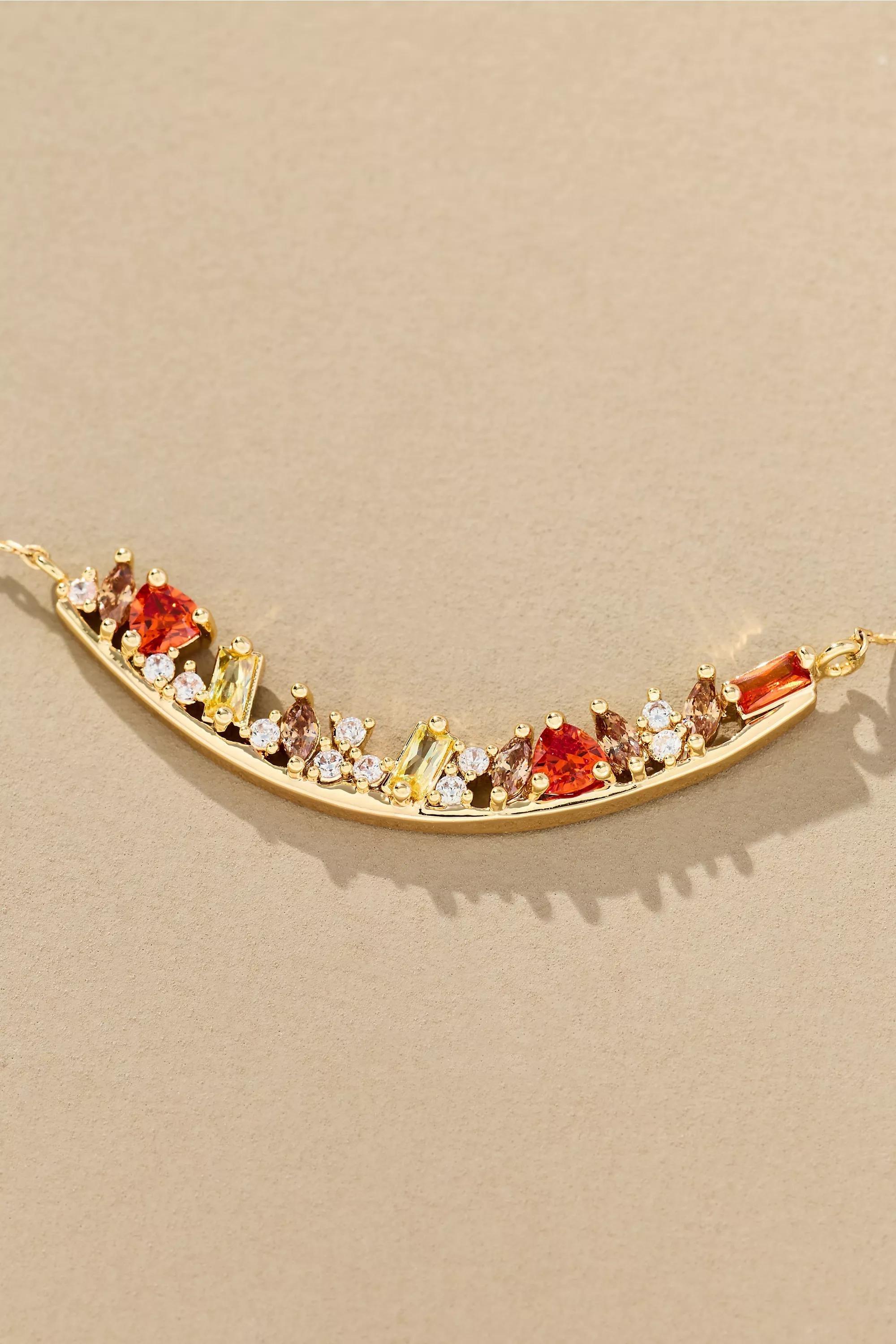 NOVEMBER Birthstone Bar Necklace, A501_0831, medium