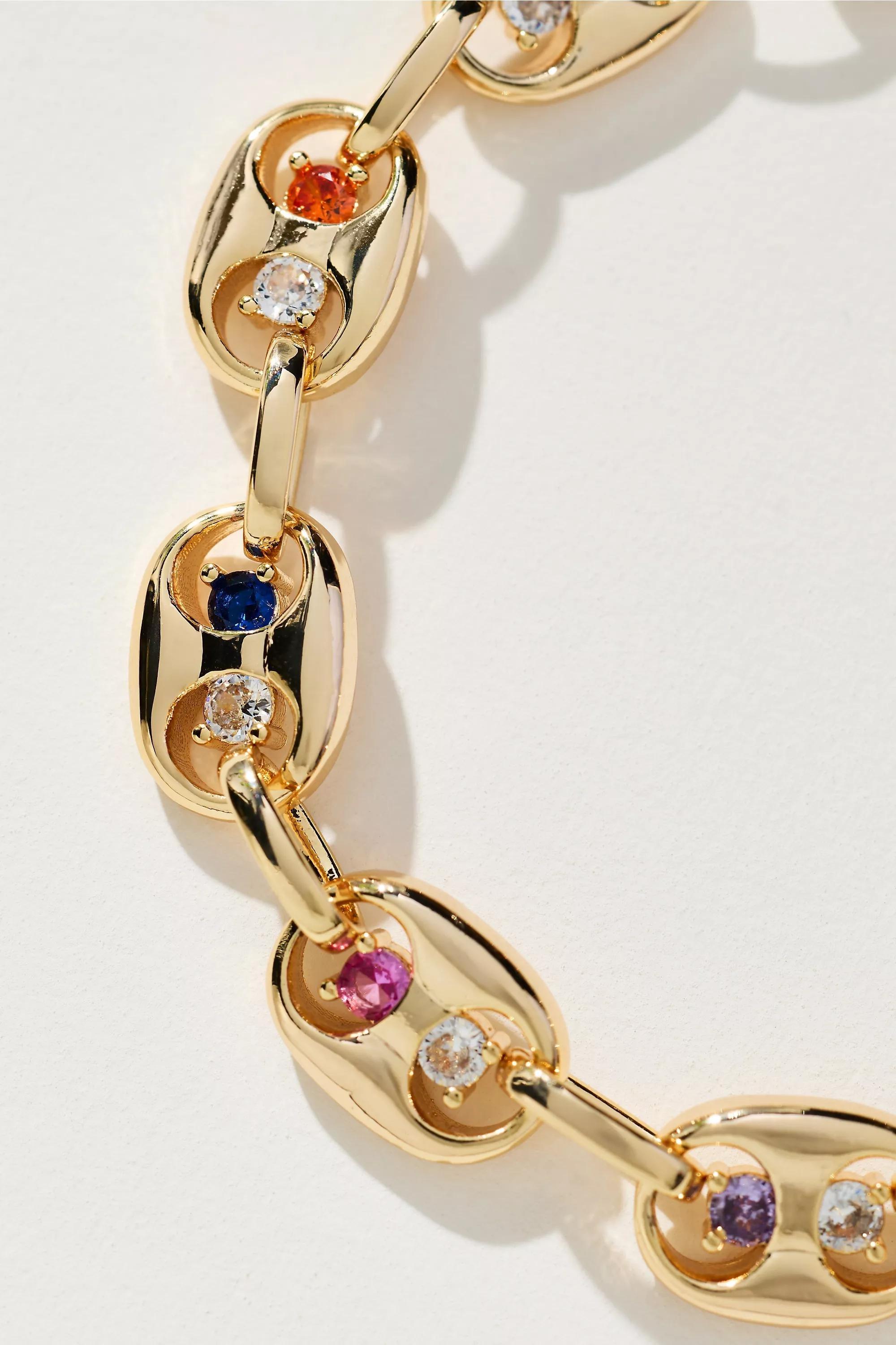 ASSORT Bottlecap Crystal Bracelet, A501_0000, large image number 1