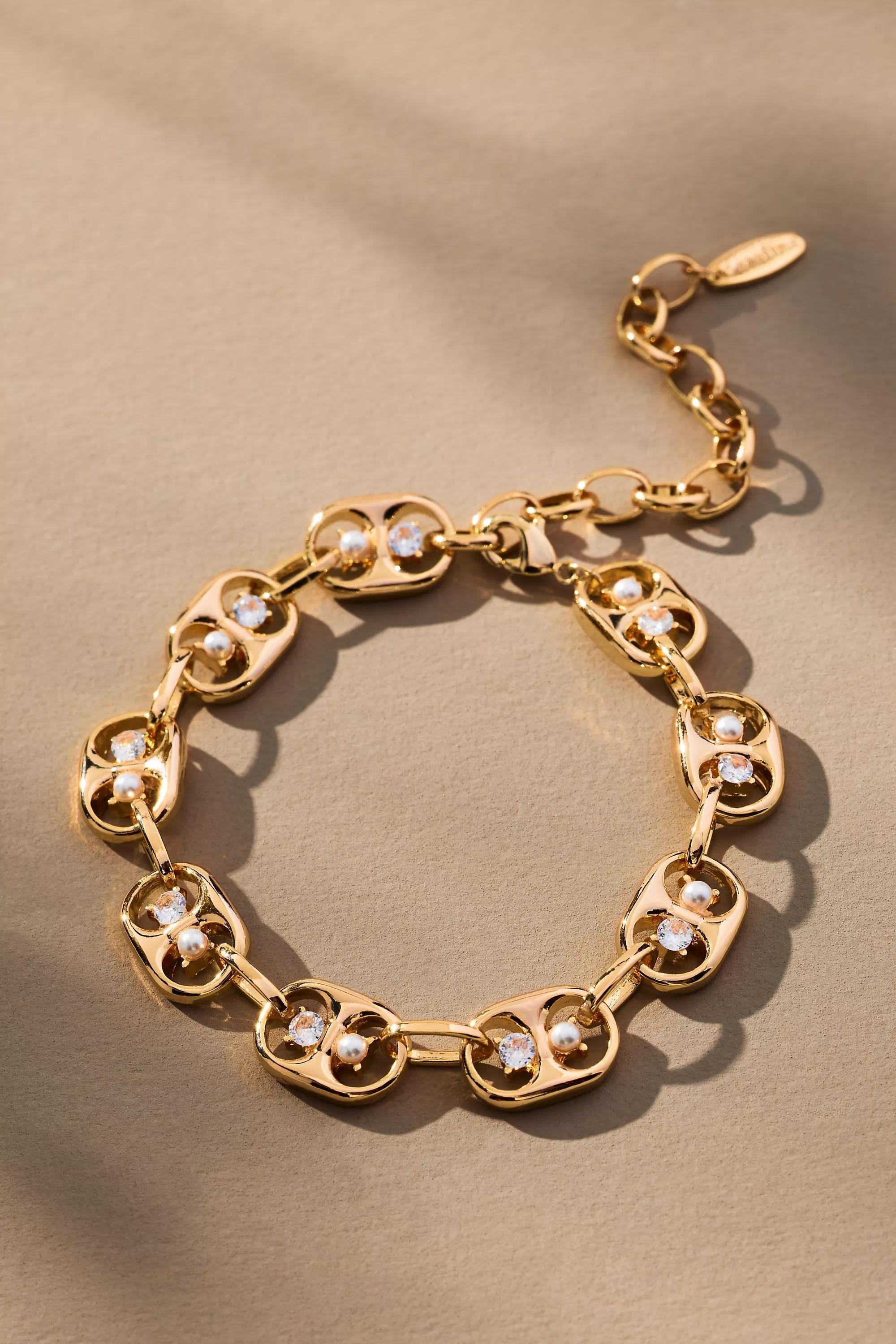 PEARL Bottlecap Crystal Bracelet, A501_0017, medium