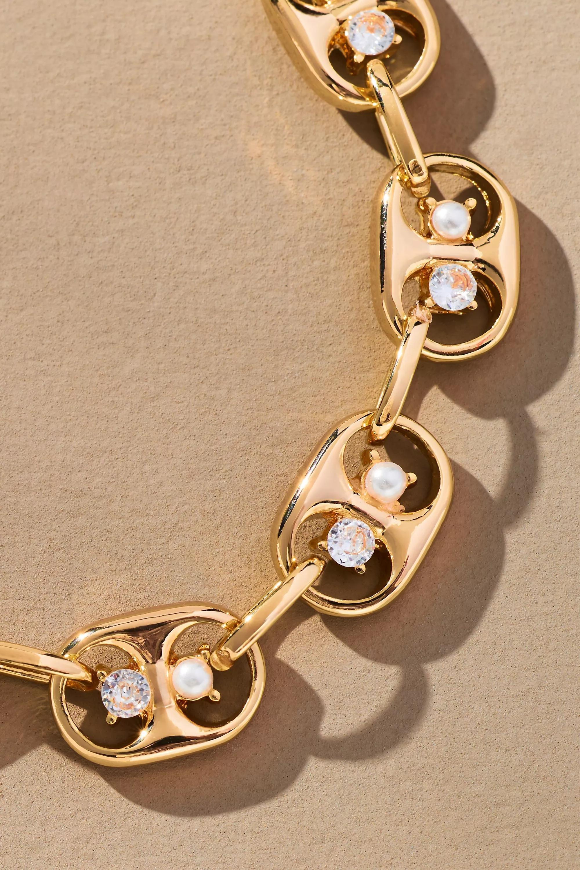 PEARL Bottlecap Crystal Bracelet, A501_0017, large image number 1