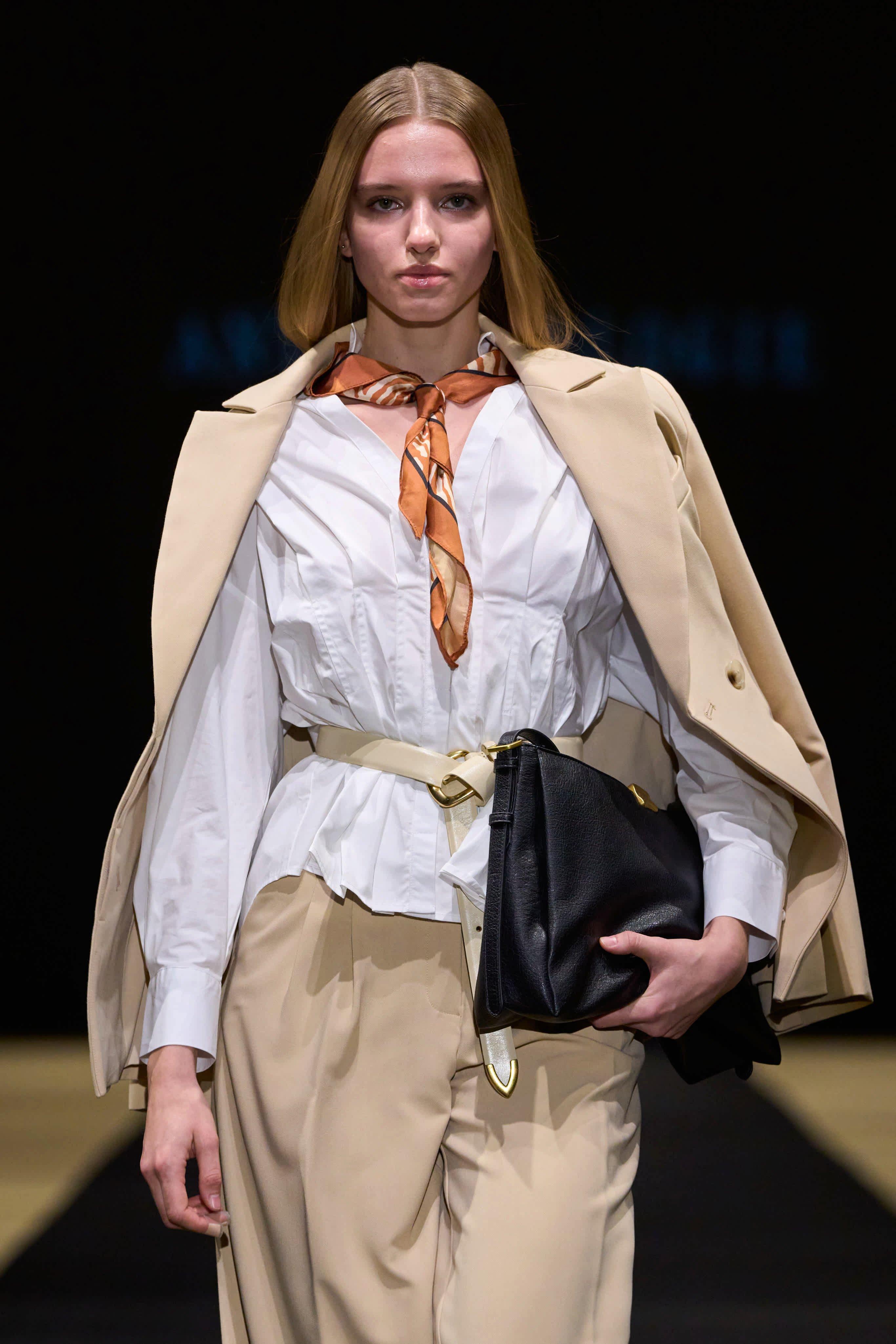 By Anthropologie Hourglass Woven Single-Breasted Blazer, Beige, A501_0016, medium