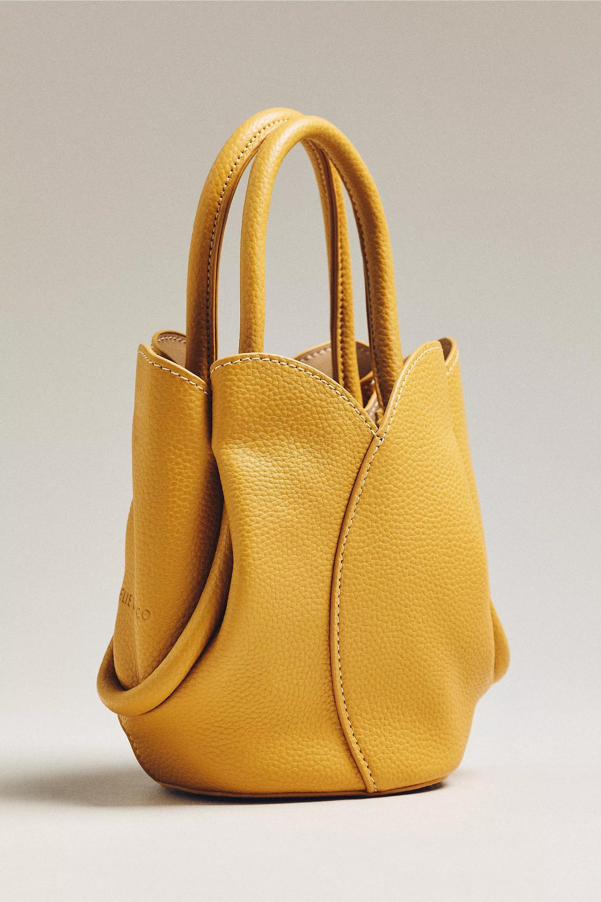 Melie Bianco Tulip Top-Handle Crossbody Mini Tote Bag, White, A501_0014, large image number 1