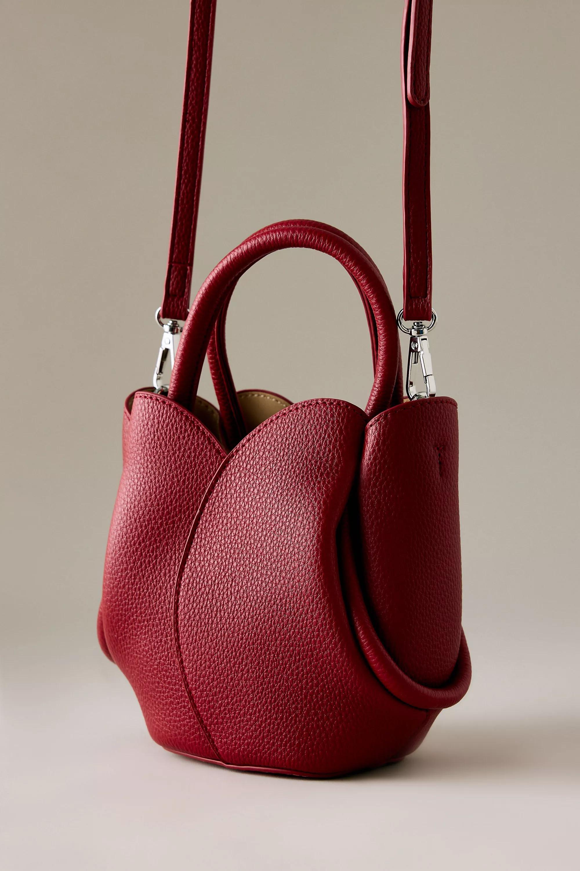 Melie Bianco Tulip Top-Handle Crossbody Mini Tote Bag, Red, A501_0060, large image number 2