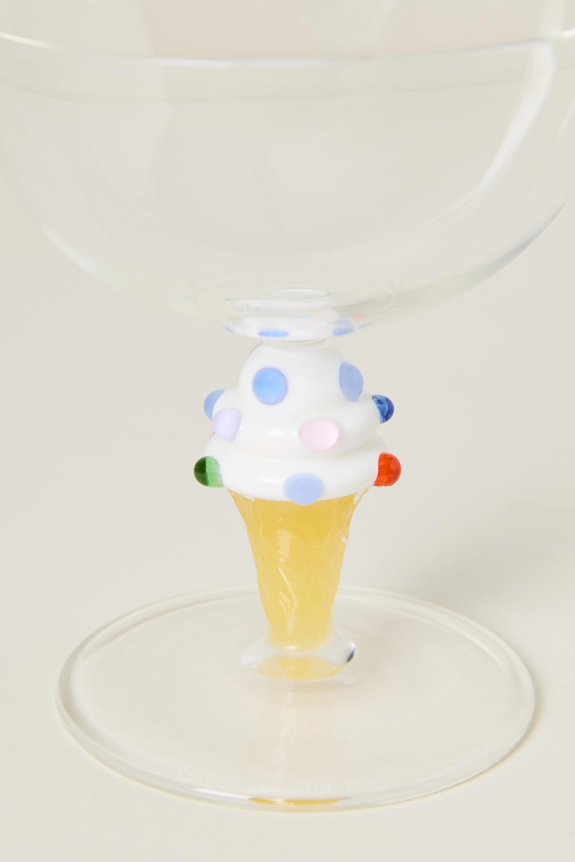 Clara Coupe Glass, White, White, large image number 2