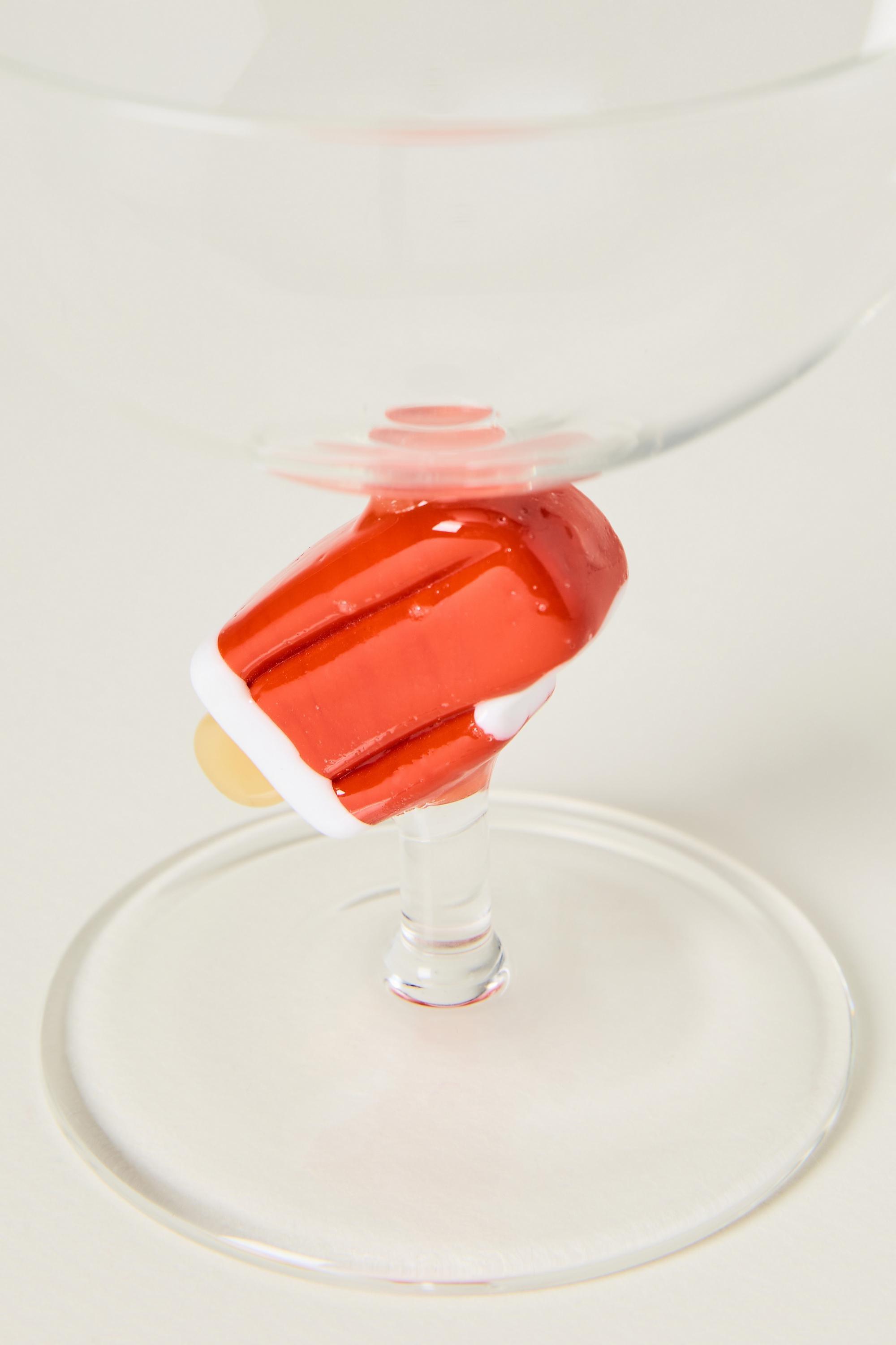 Clara Coupe Glass, Red, Red, large image number 2