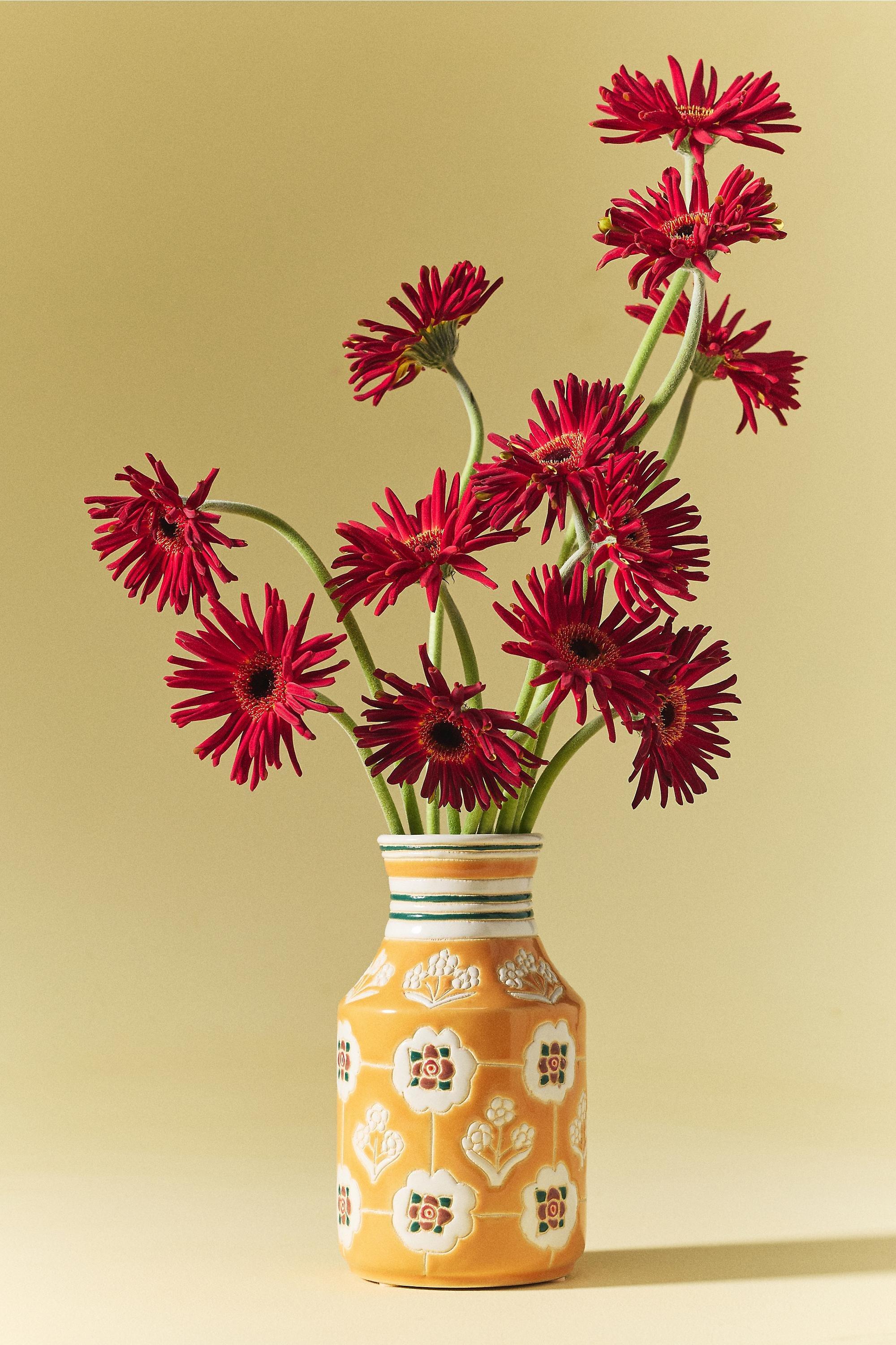 Maize Lotta Vase, Orange, A501_0074, large image number 0