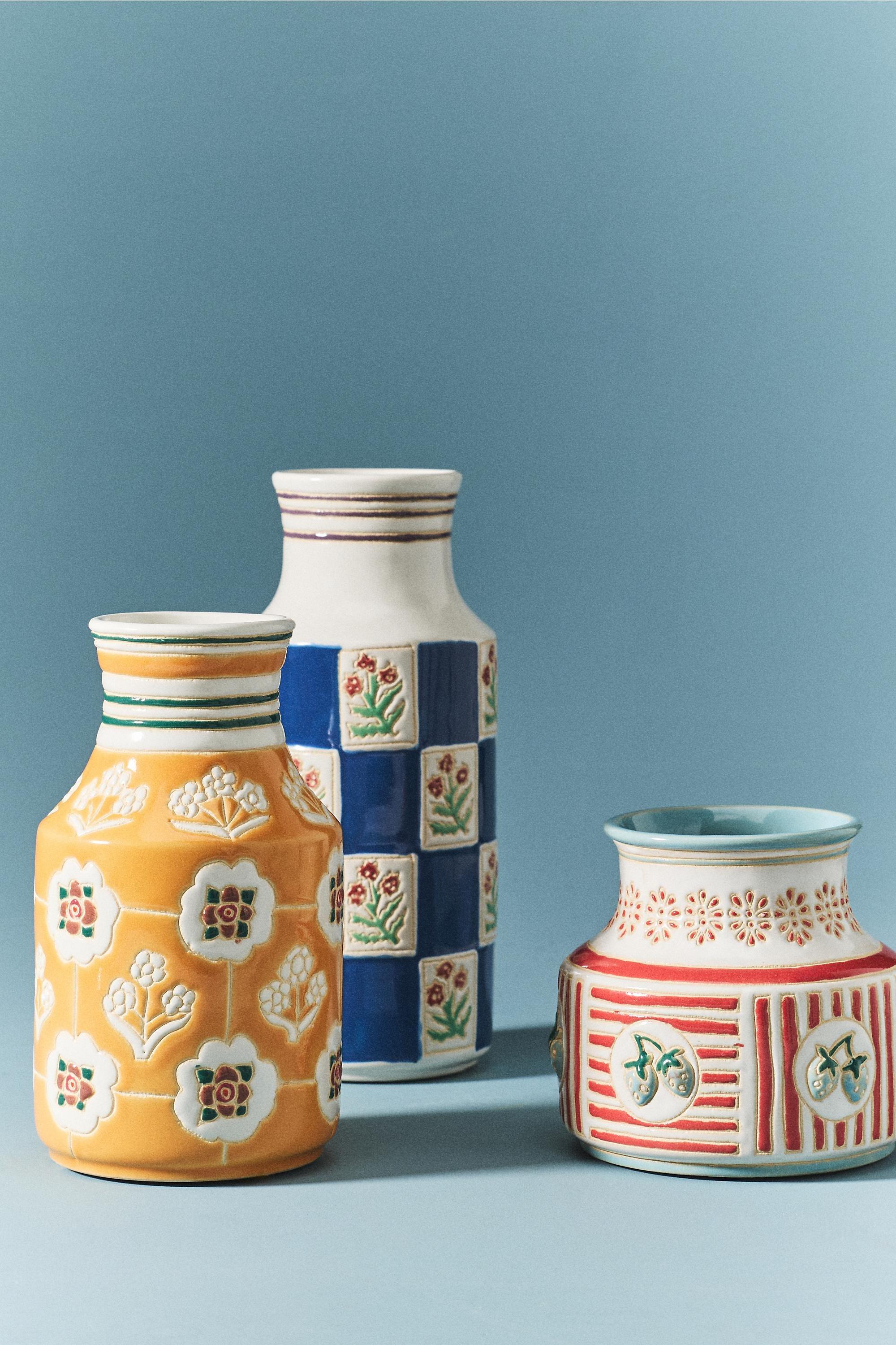 Maize Lotta Vase, Orange, A501_0074, large image number 1