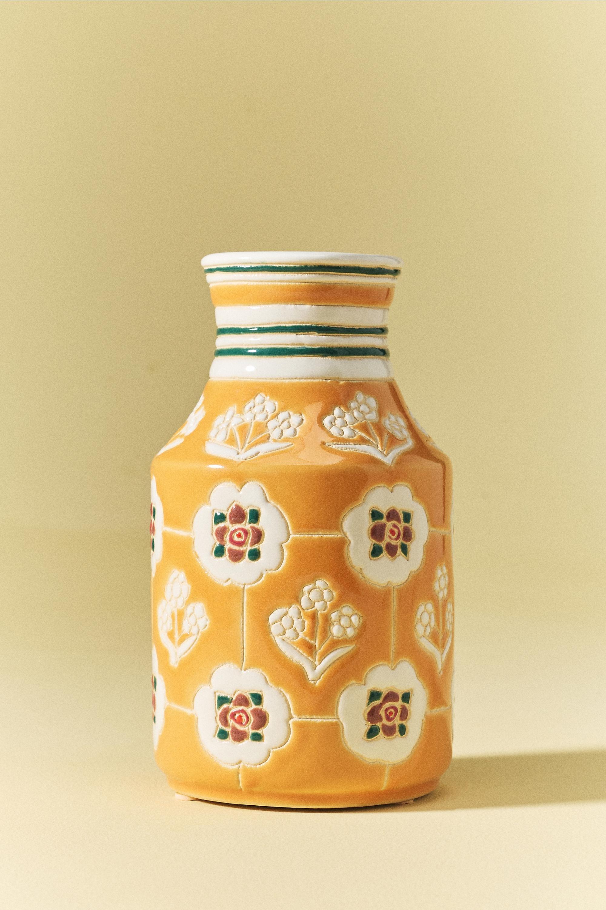Maize Lotta Vase, Orange, A501_0074, medium
