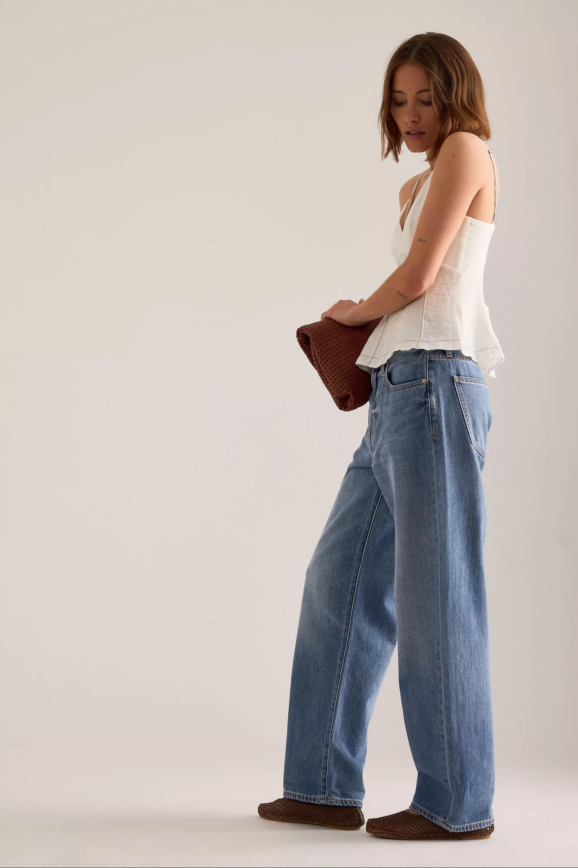 Pistola Donny Cuffed Boyfriend Jeans, Blue, Blue, large image number 4