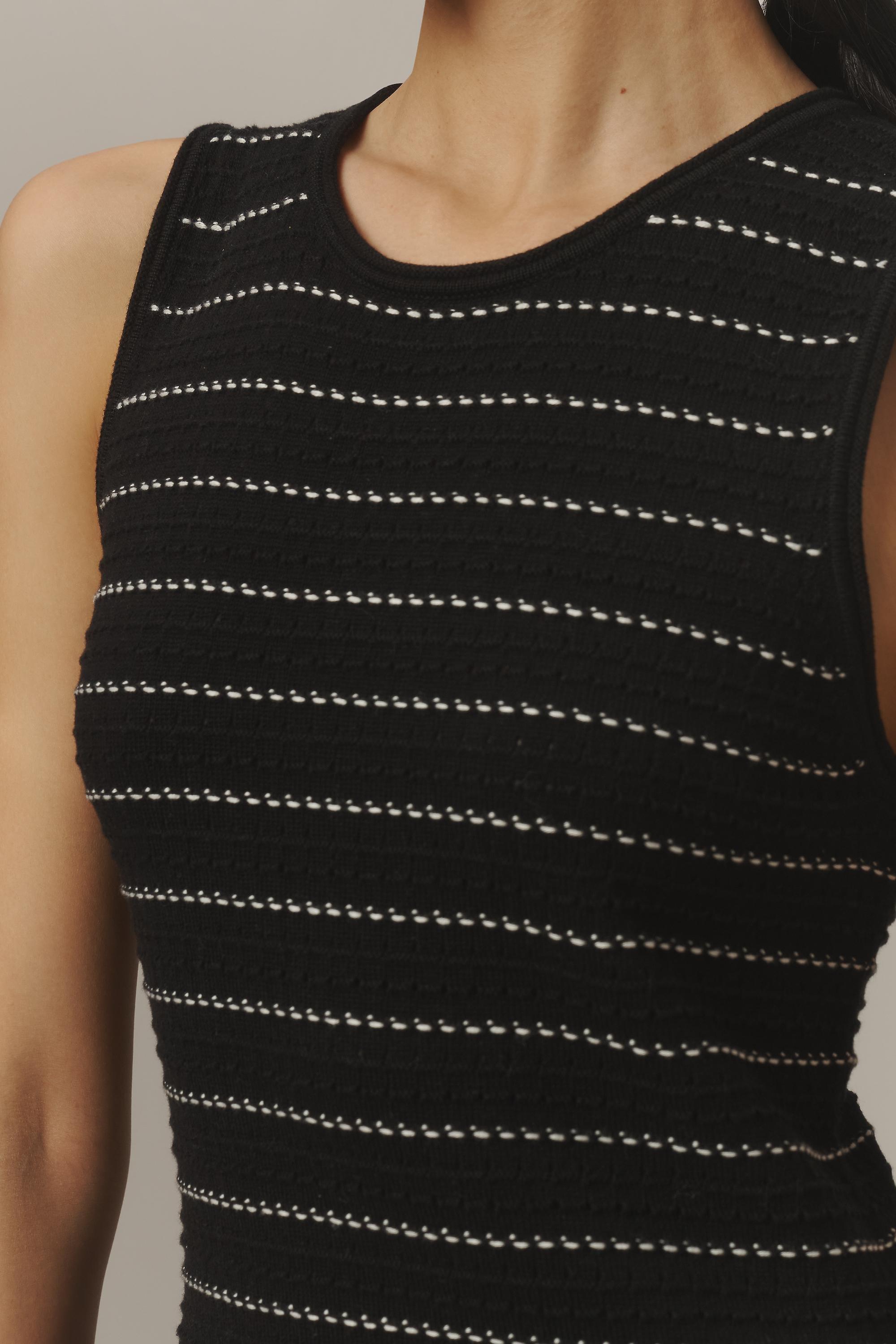 Varley Beesley Knit Midi Dress, Black, Black, large image number 3