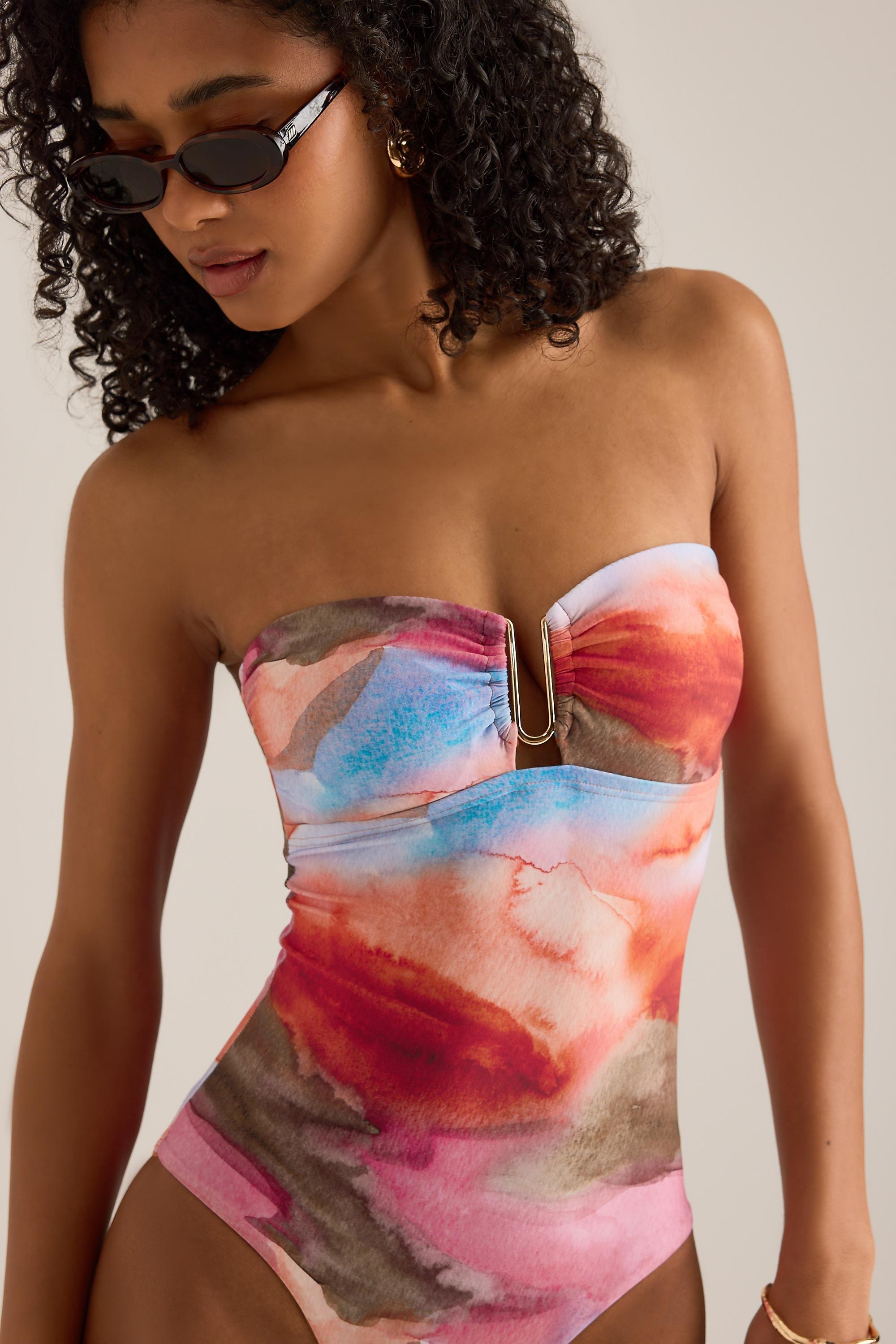 Sea Level U-Bar One-Piece Swimsuit, Pink, Pink, large image number 2