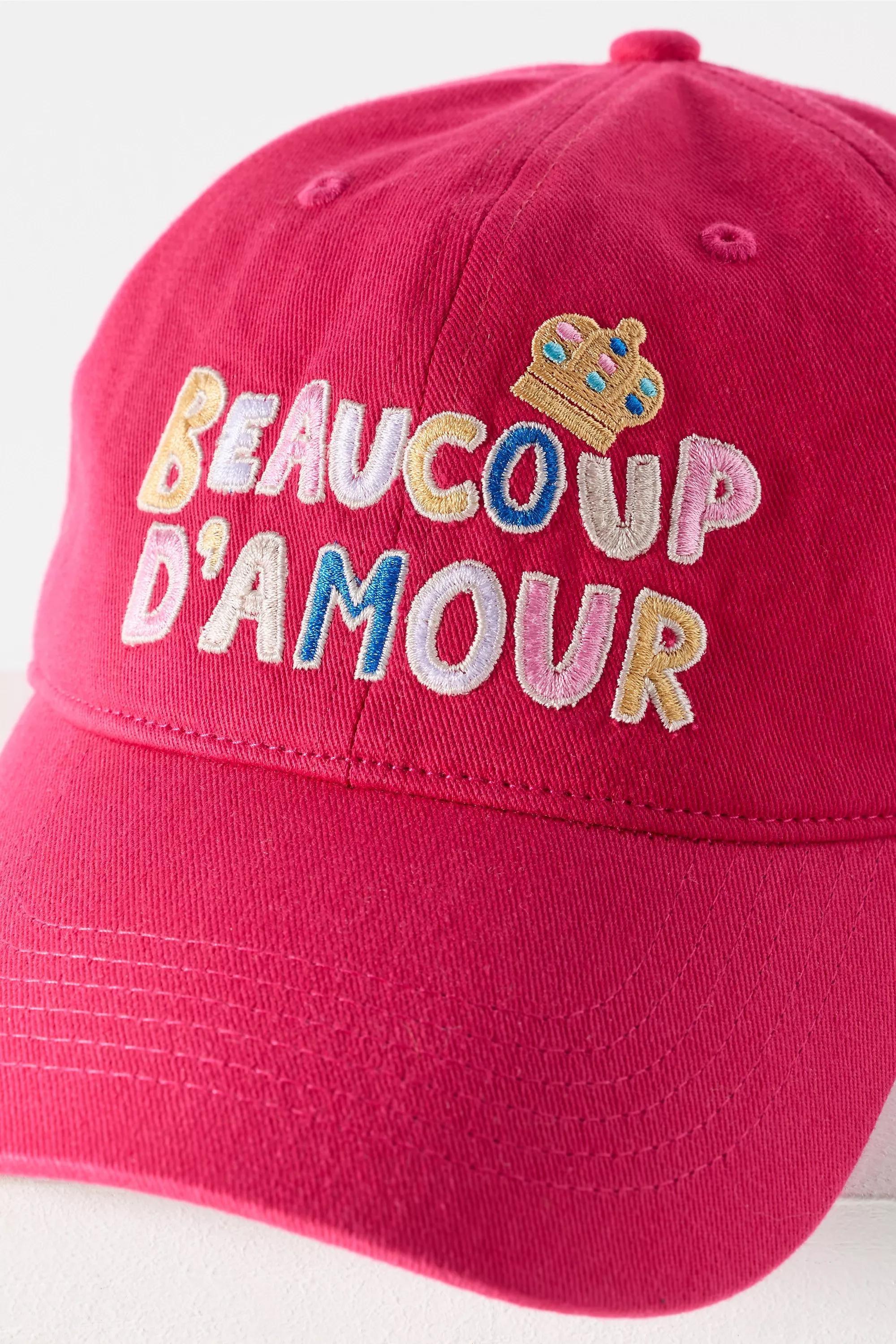 By Anthropologie Icons Baseball Cap, Red, Red, medium