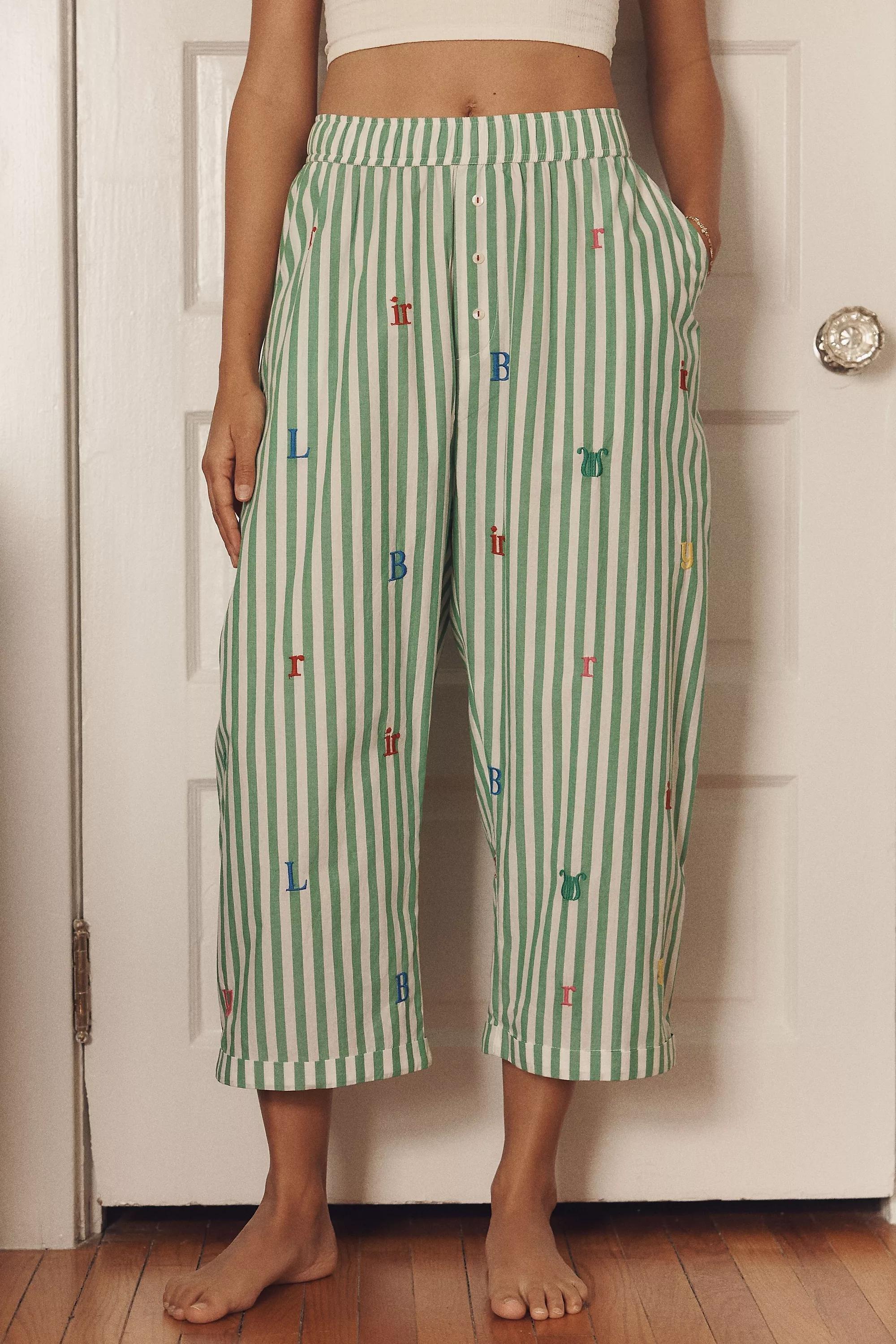 Lyrebird Alphabet Pyjama Bottoms, Green, A501_0030, large image number 3