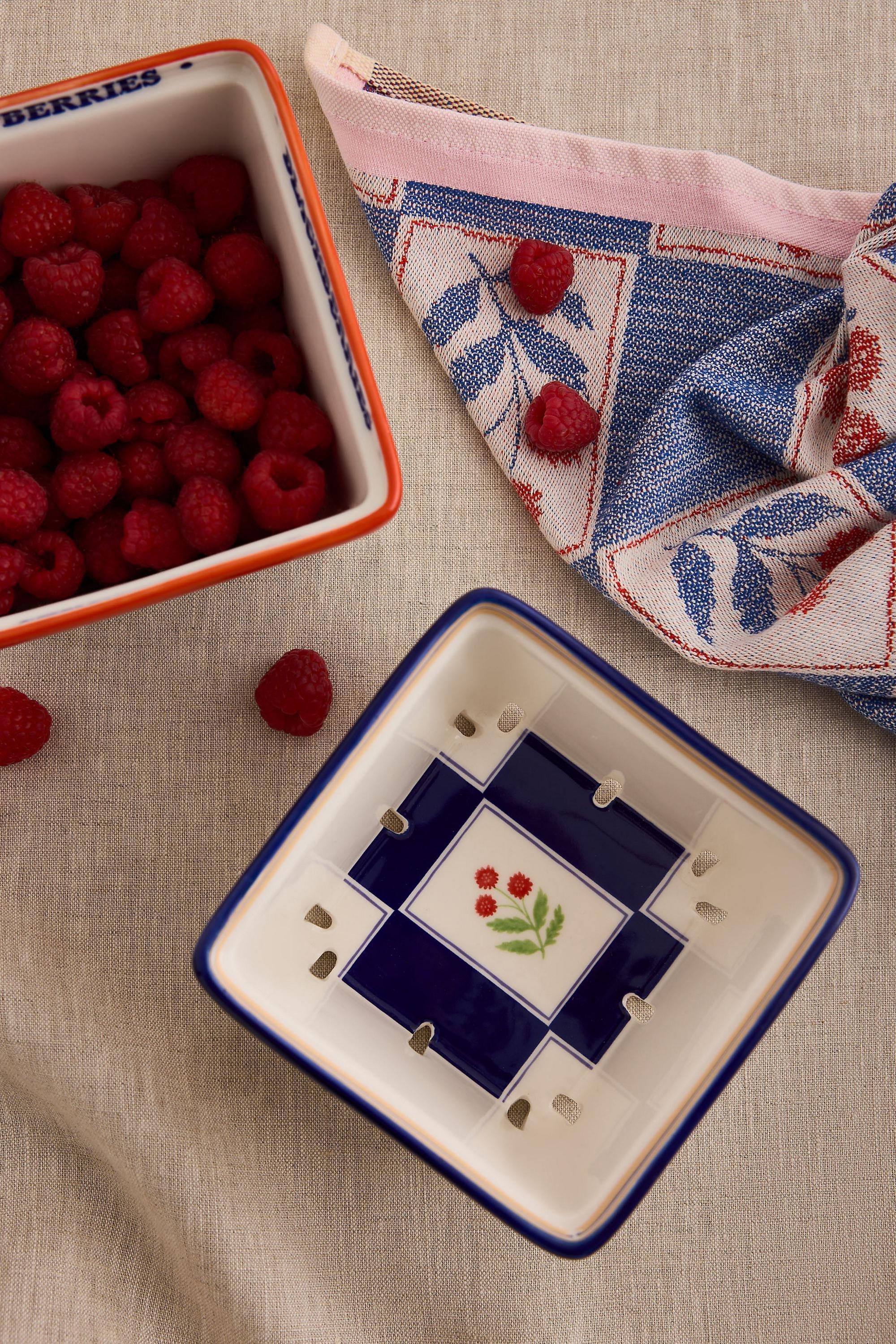 Lotta Small Berry Basket, Navy, large image number 4