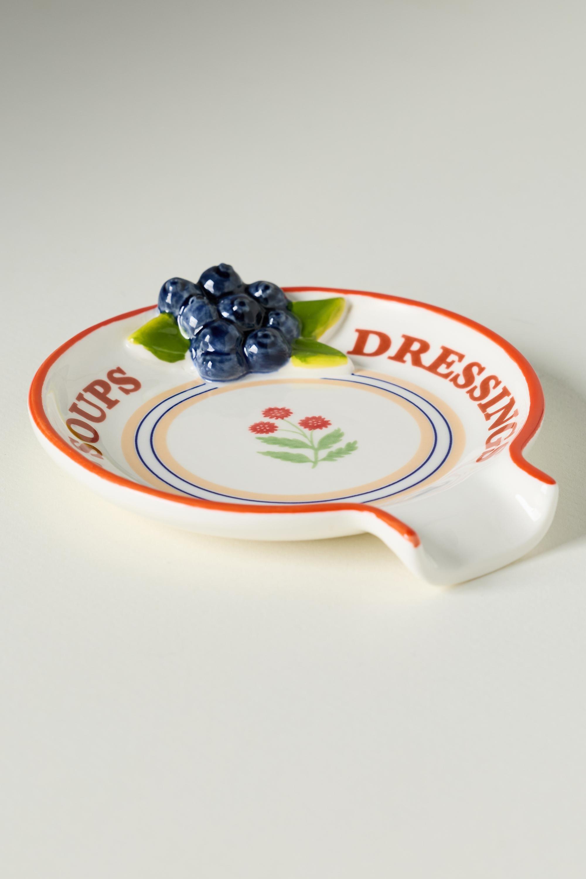 Lotta Stoneware Spoon Rest, Navy, large image number 1