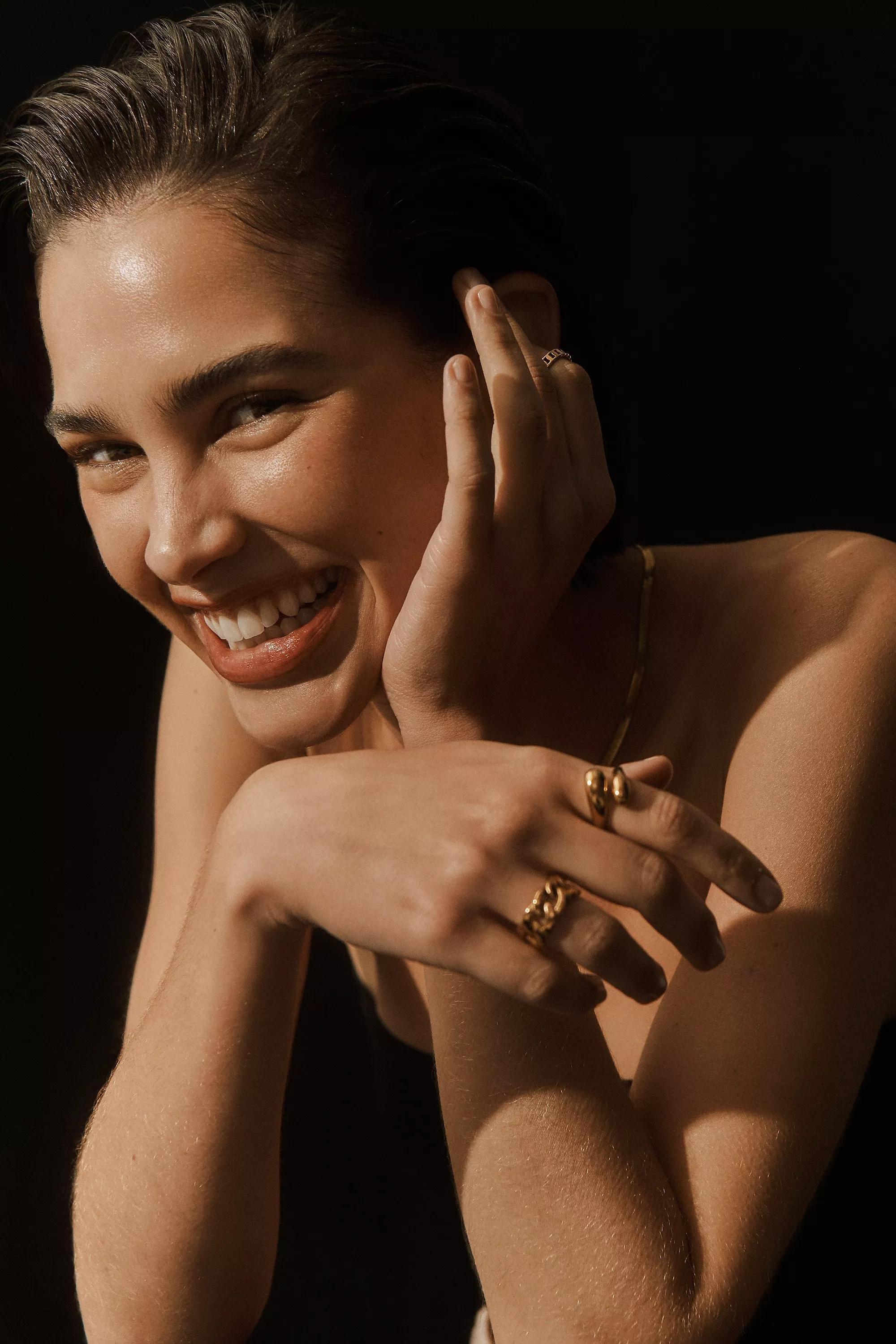 Water-Resistant Wrap Ring, Gold, A501_0070, large image number 0