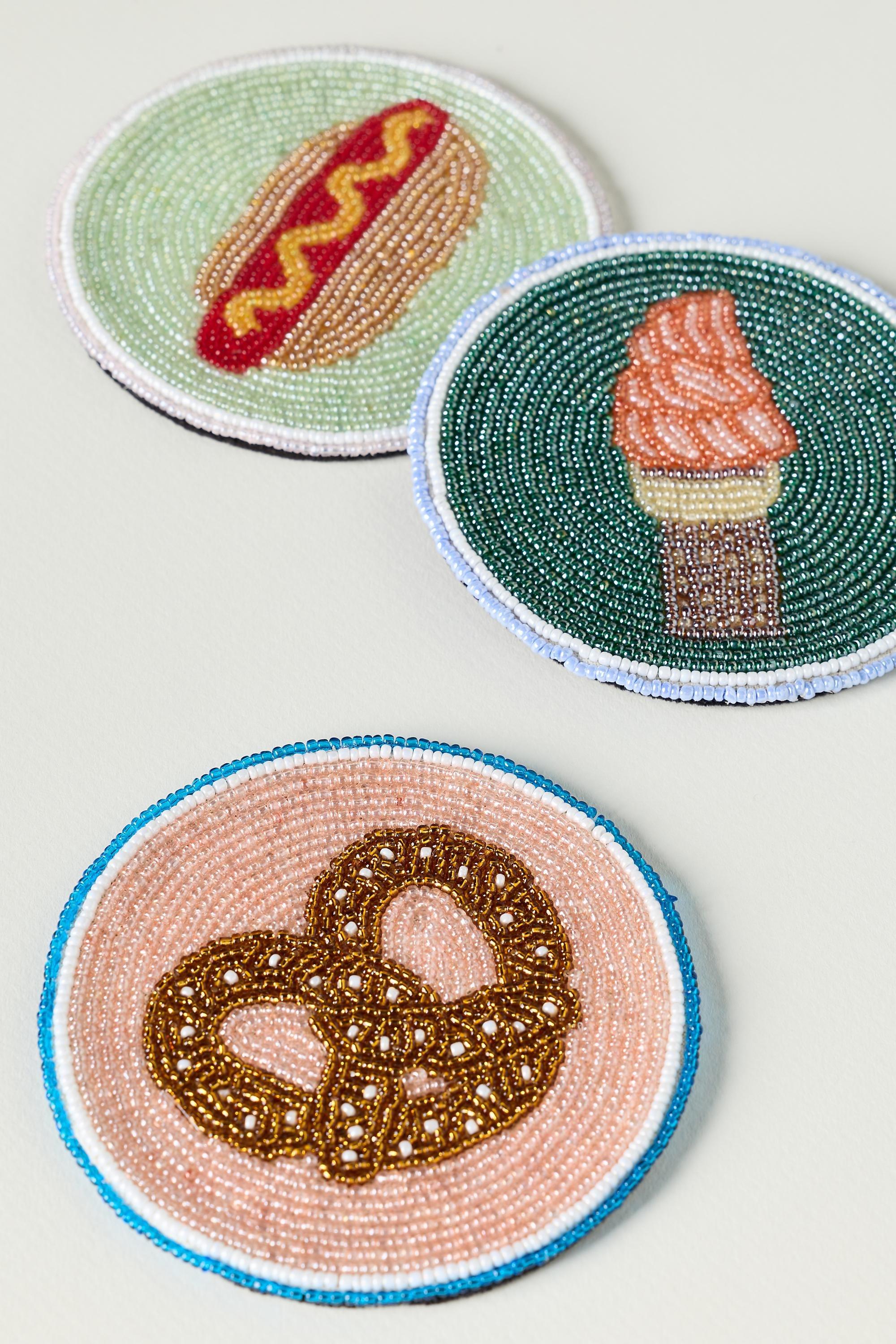 Fiona Coasters, Pink, Pink, large image number 1
