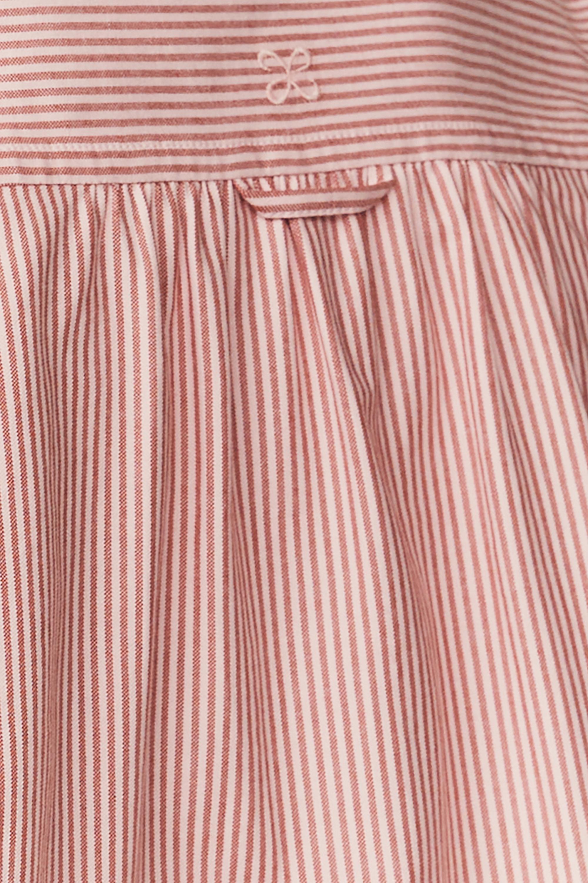 Merritt Short-Sleeve Cropped Buttondown Shirt by Maeve, Women, Pink, large image number 3