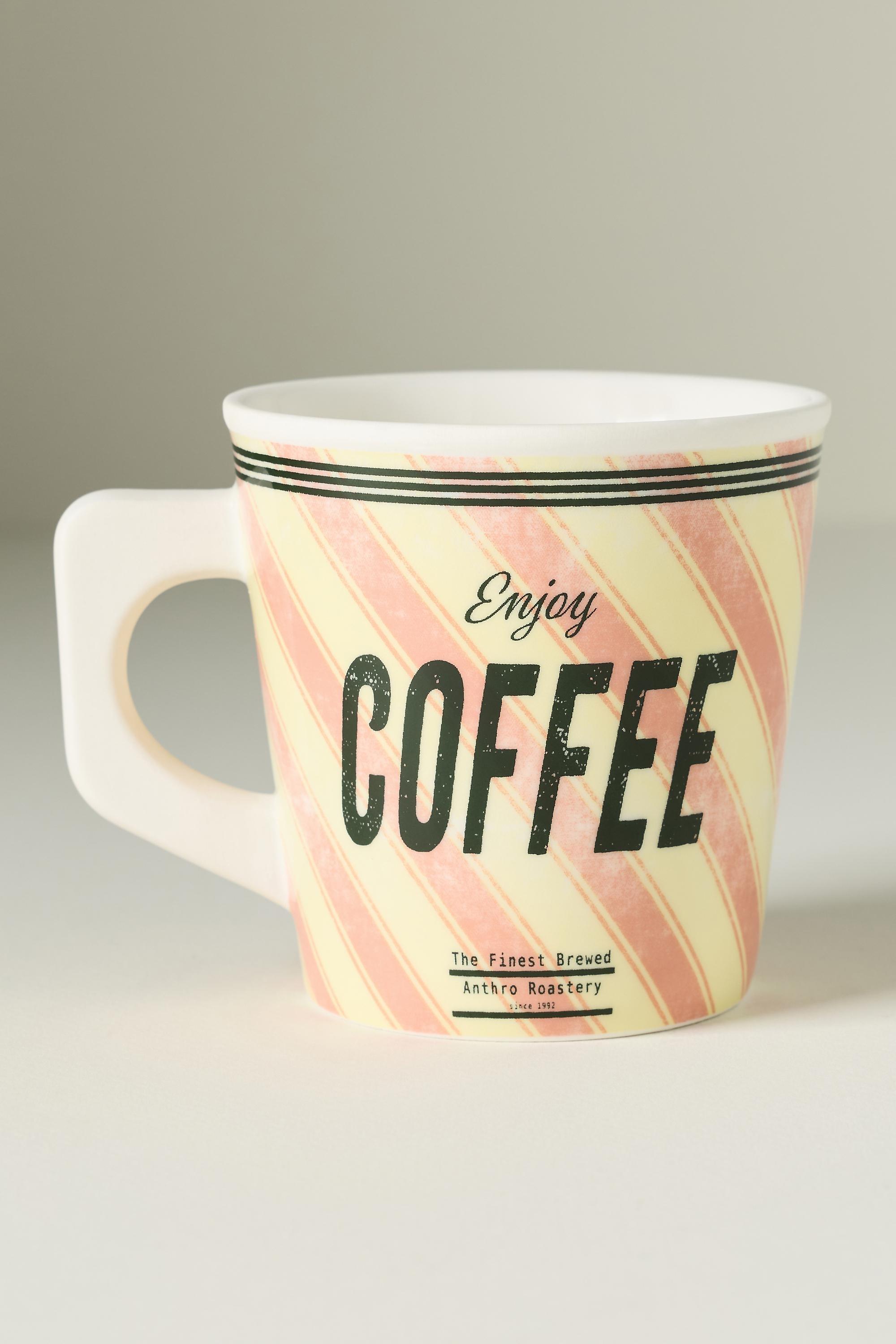 Glace Stoneware Mug, Pink, Pink, large image number 0