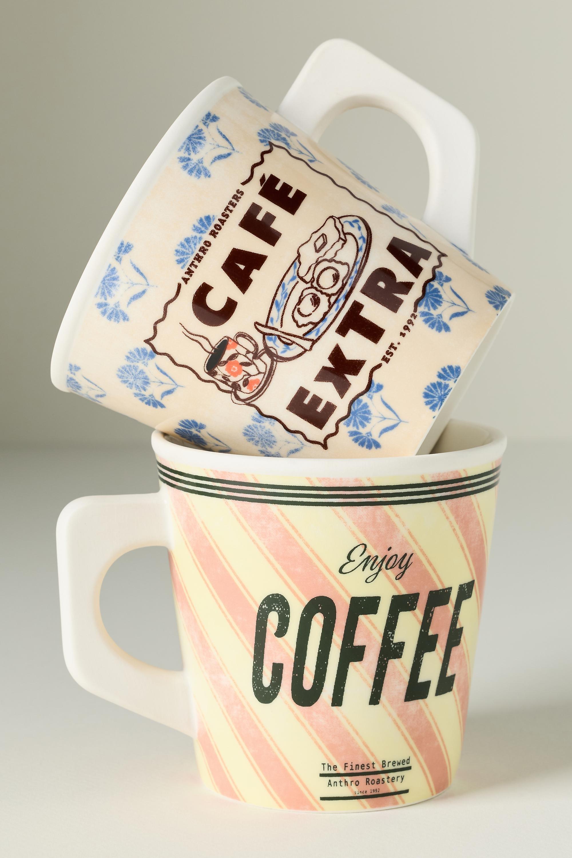 Glace Stoneware Mug, Pink, Pink, large image number 1