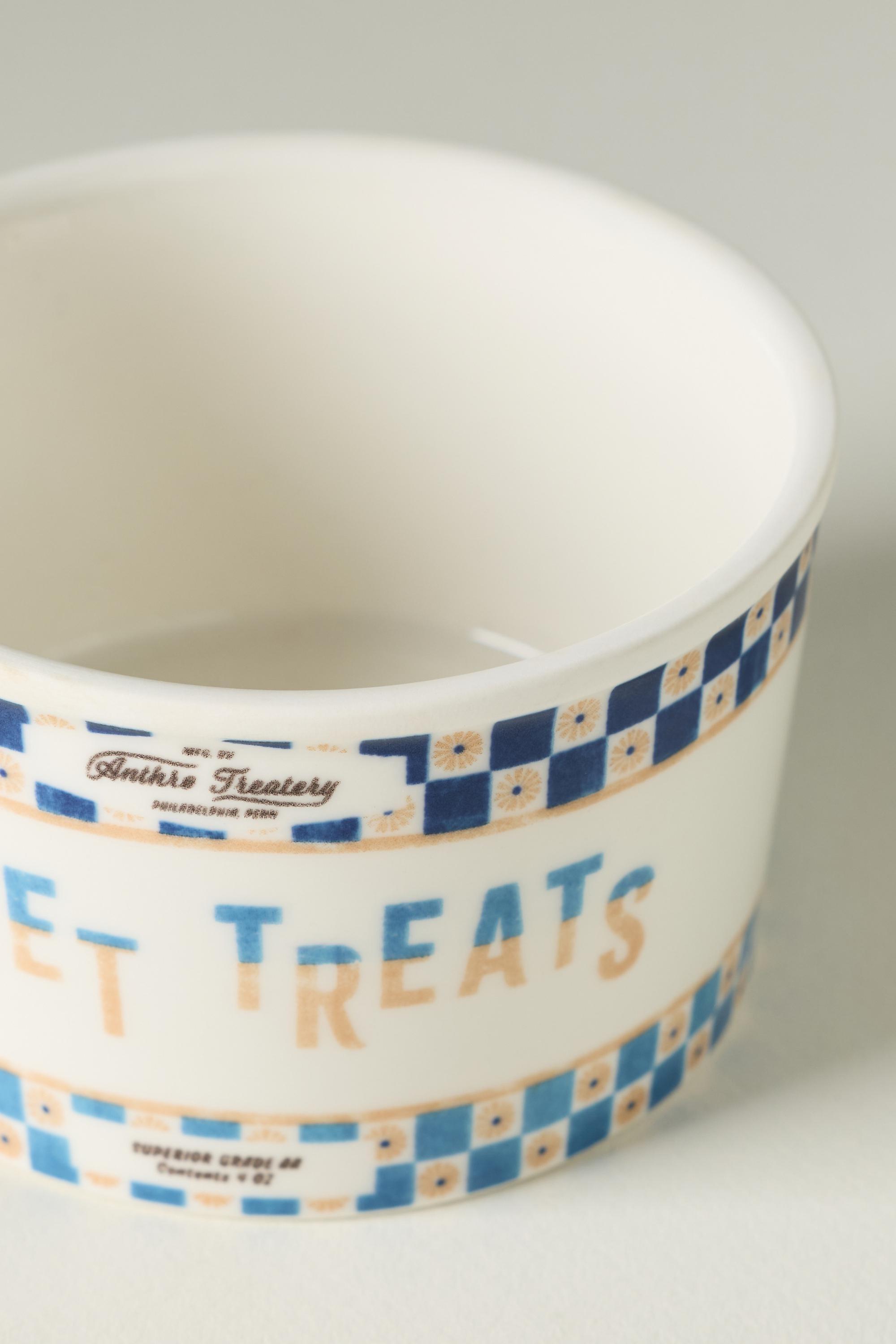 Glace Stoneware Ice Cream Bowl, Blue, Black, large image number 3