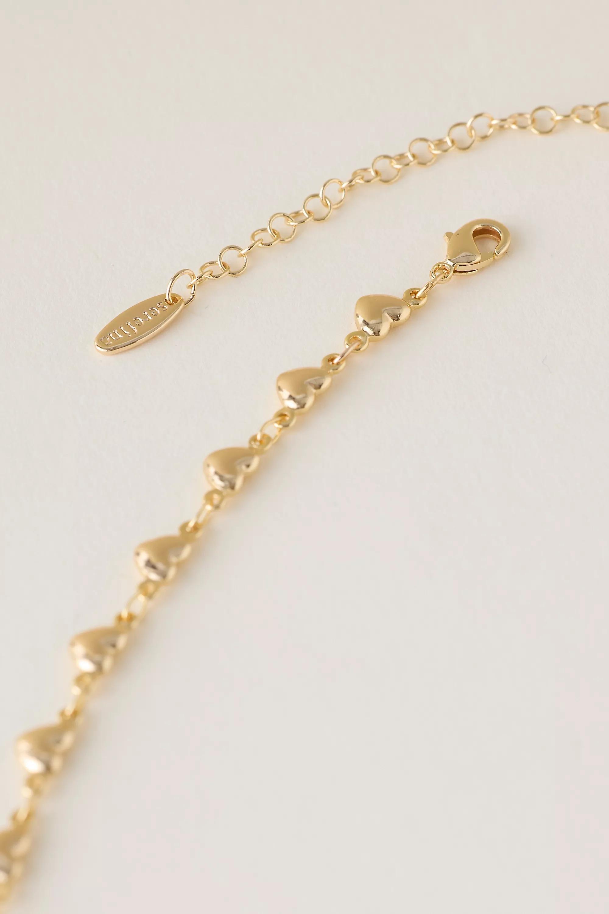 Small Heart Necklace, Gold, A501_0070, large image number 4