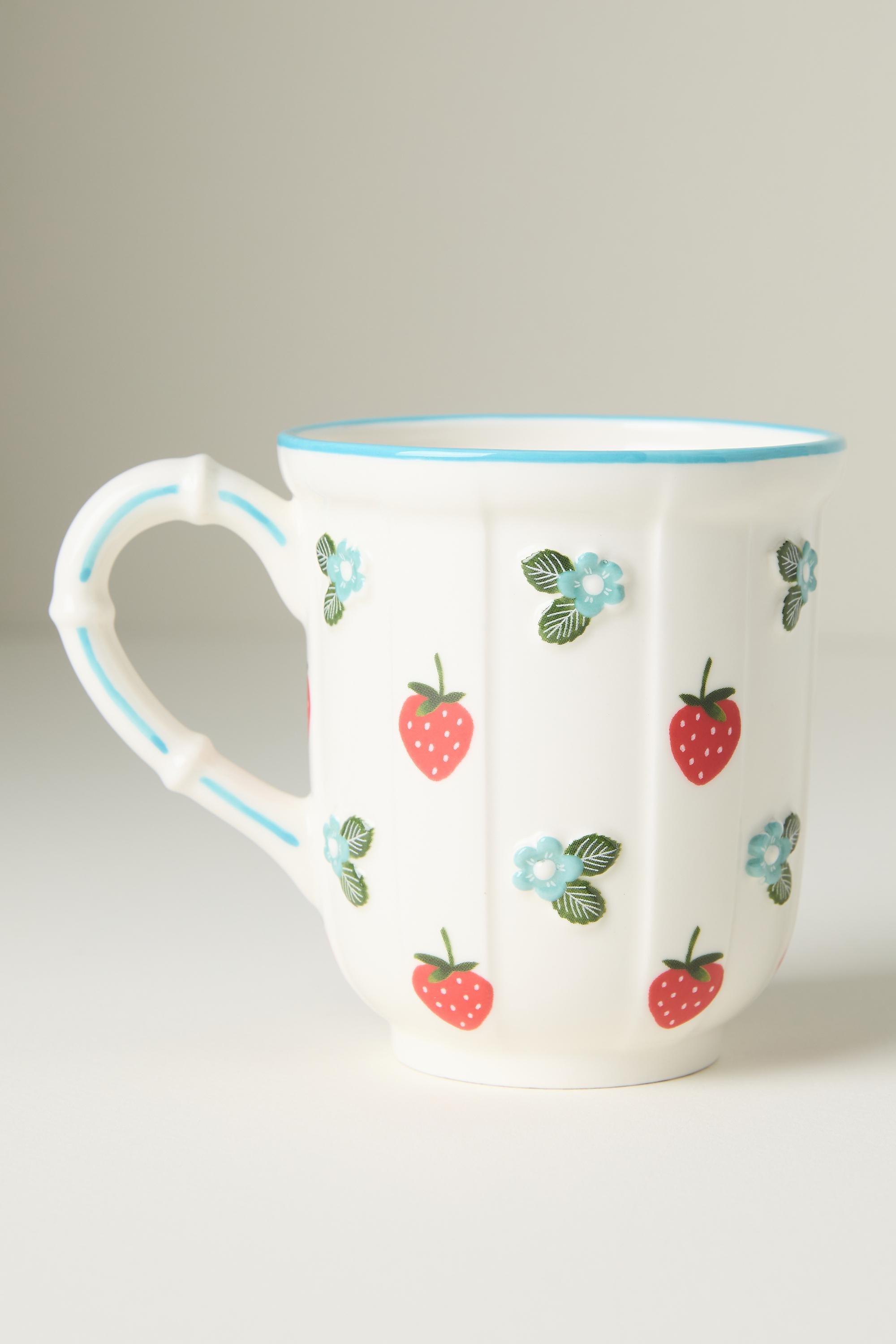 Tilly Stoneware Mug, Blue, Turquoise, large image number 1