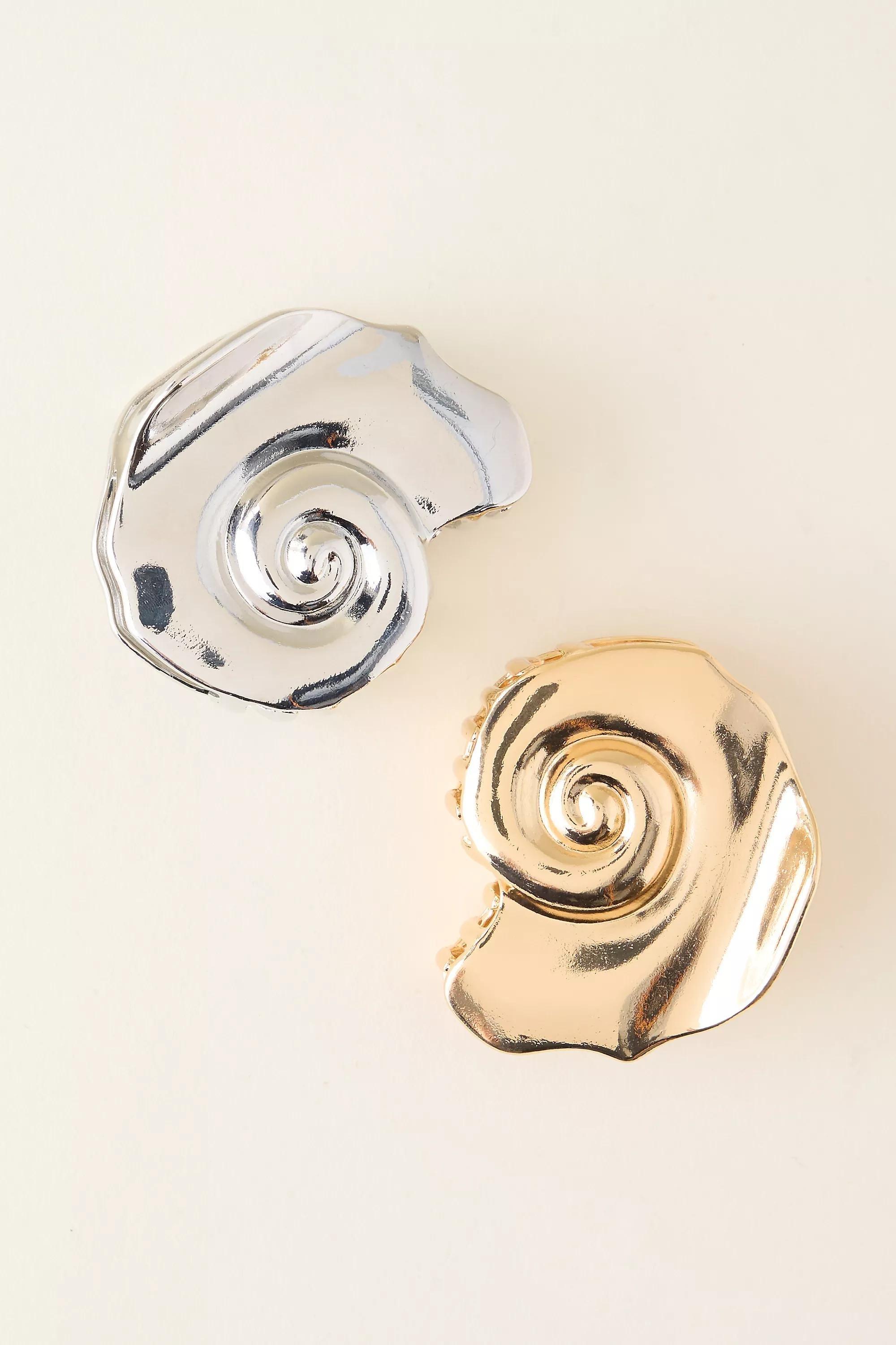 Fossil Metal Hair Claw Clips, Set Of 2, Multicolour, A501_0000, large image number 1