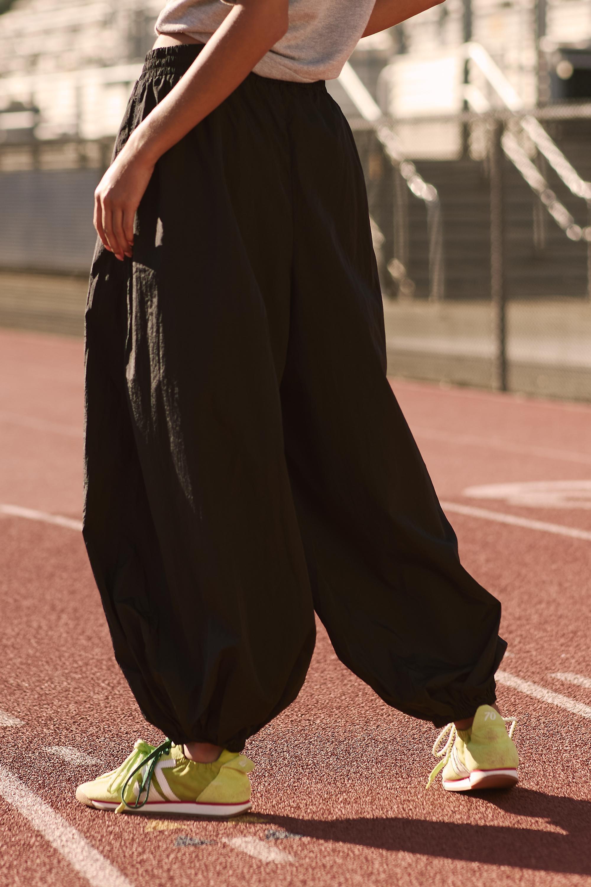 Daily Practice Balloon Trousers, Black, A501_0001, medium