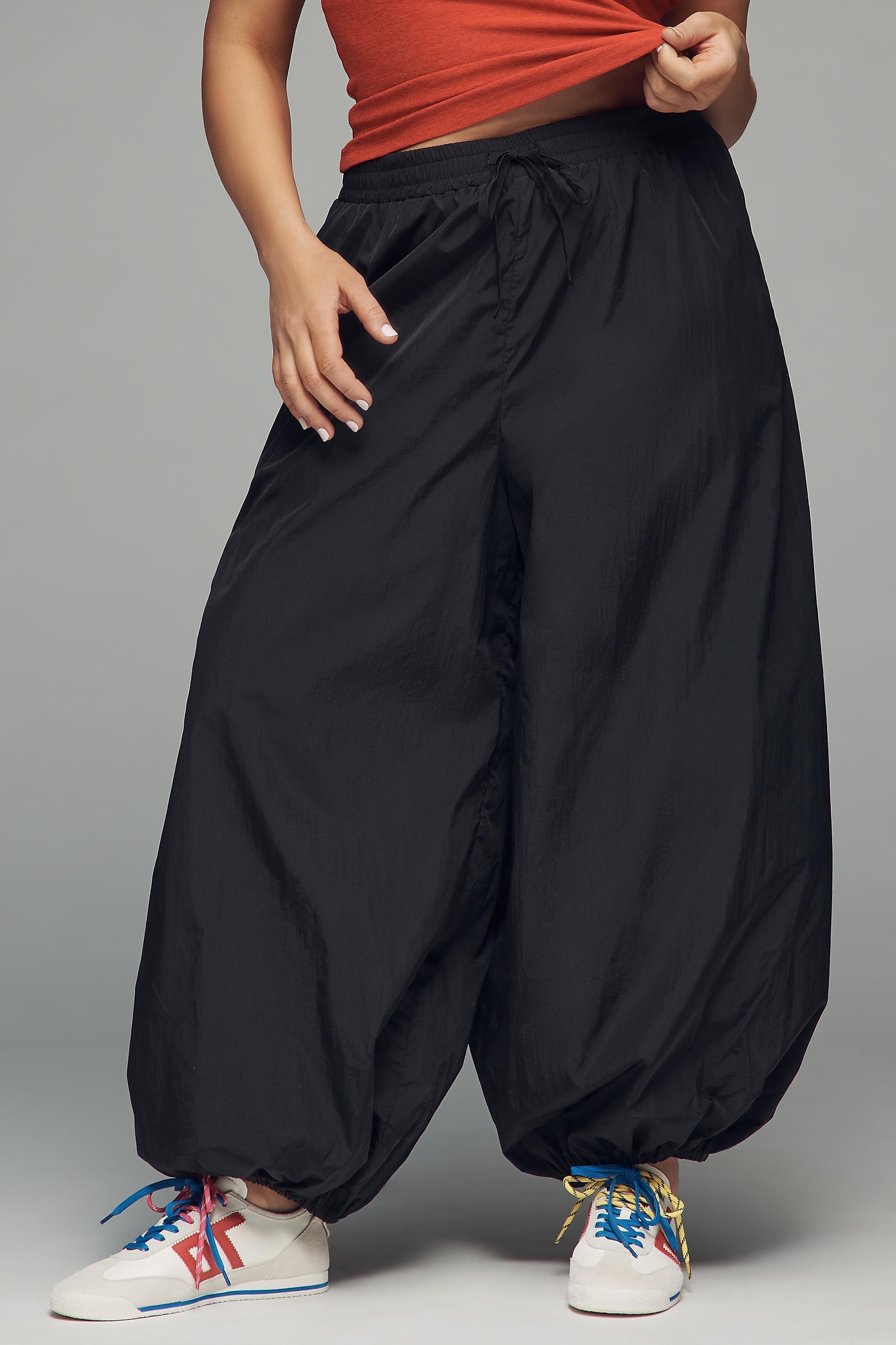 Daily Practice Balloon Trousers, Black, A501_0001, large image number 5