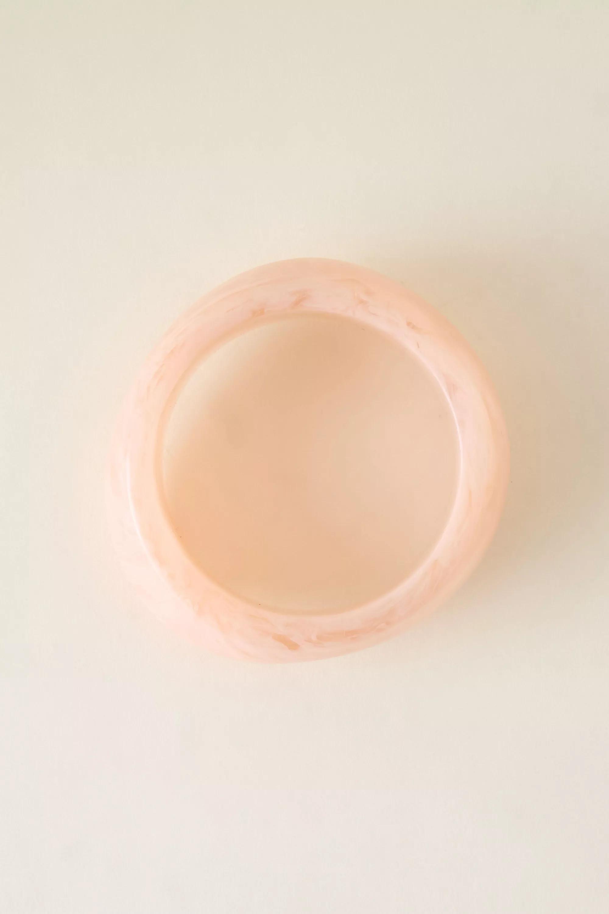 Chunky Resin Bangle Bracelet, Pink, A501_0066, medium