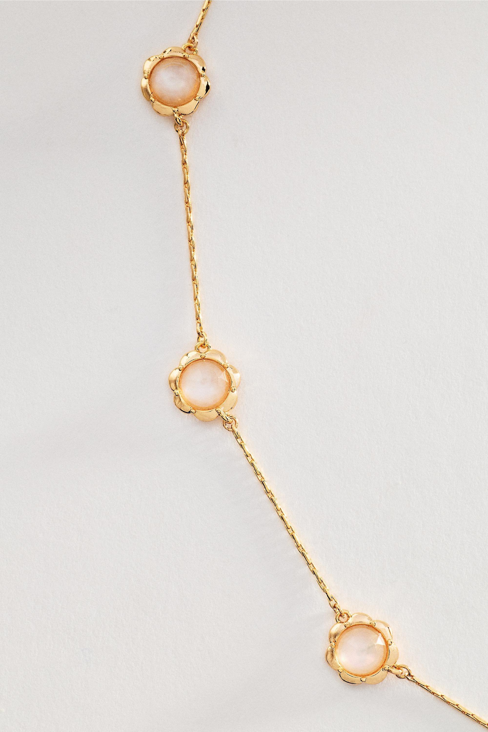 Pearl Delicate Dotted Stone Necklace, A501_0017, large image number 1