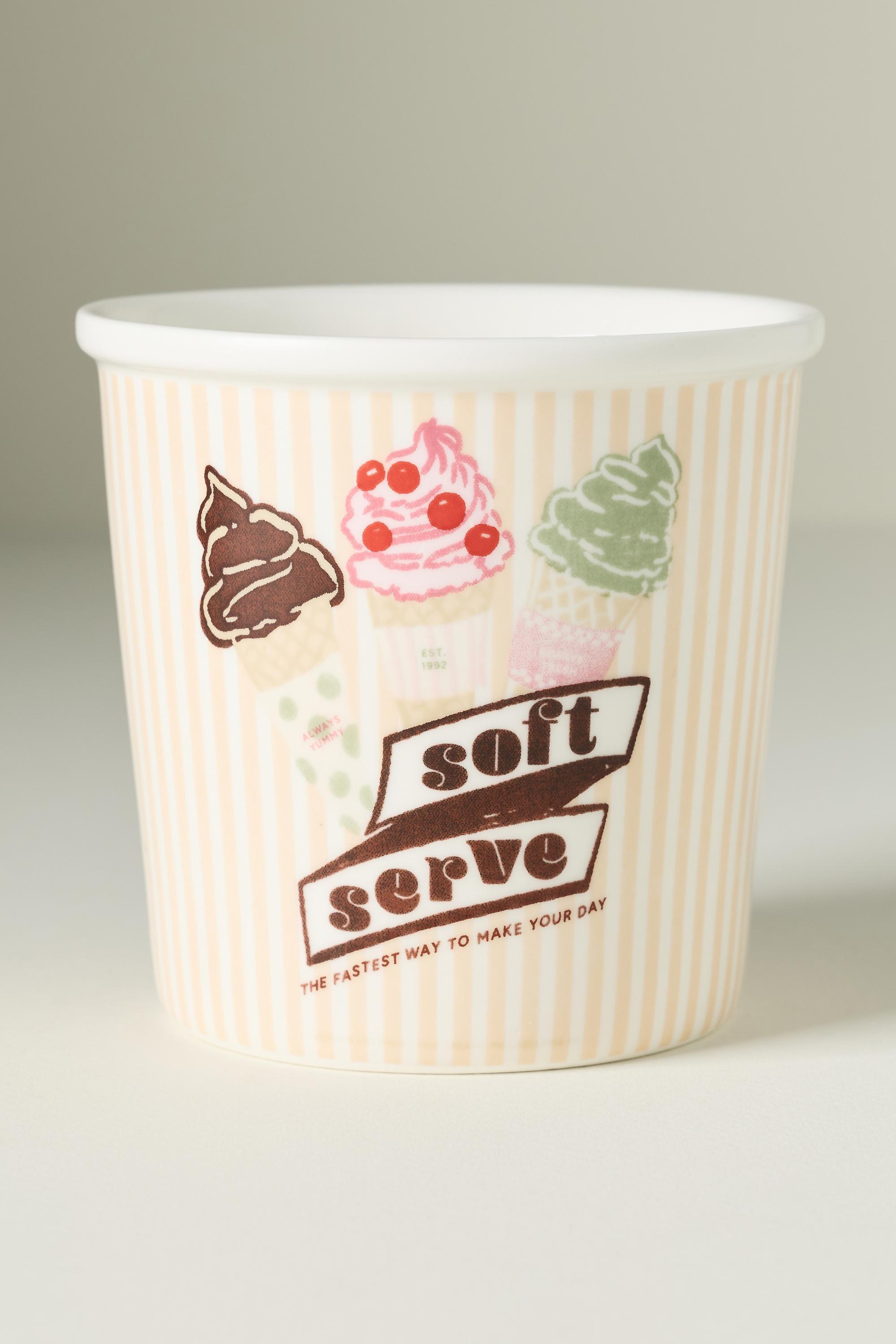Glace Stoneware Ice Cream Pint Bowl, Beige, A501_0543, large image number 0