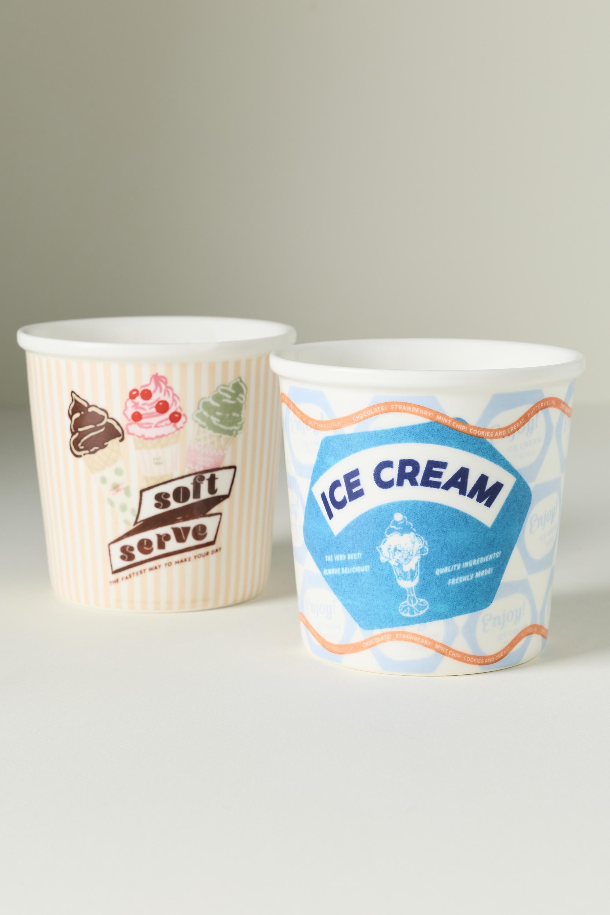 Glace Stoneware Ice Cream Pint Bowl, Beige, A501_0543, medium