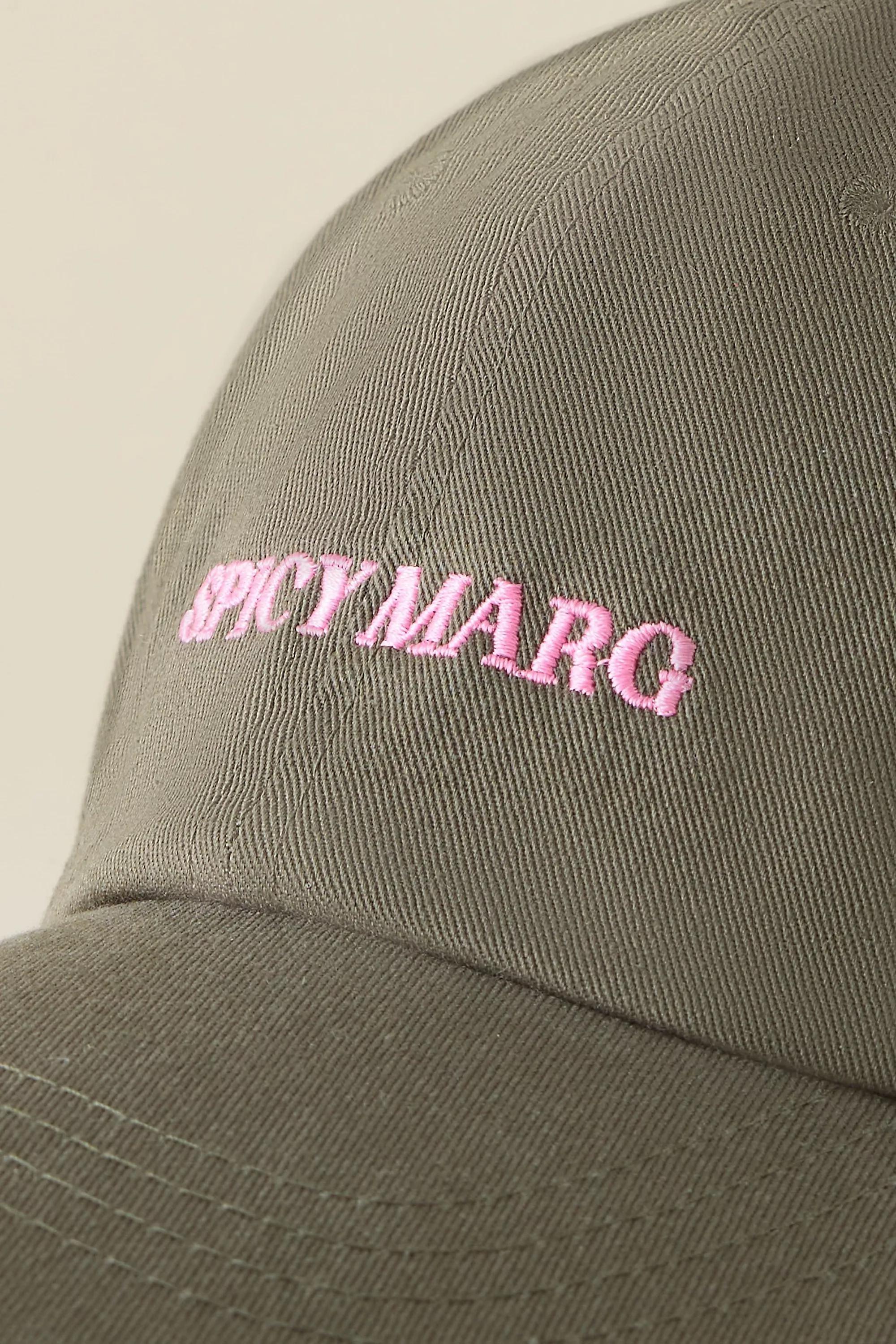 Spicy Marg Embroidered Baseball Cap, Khaki, Khaki, medium