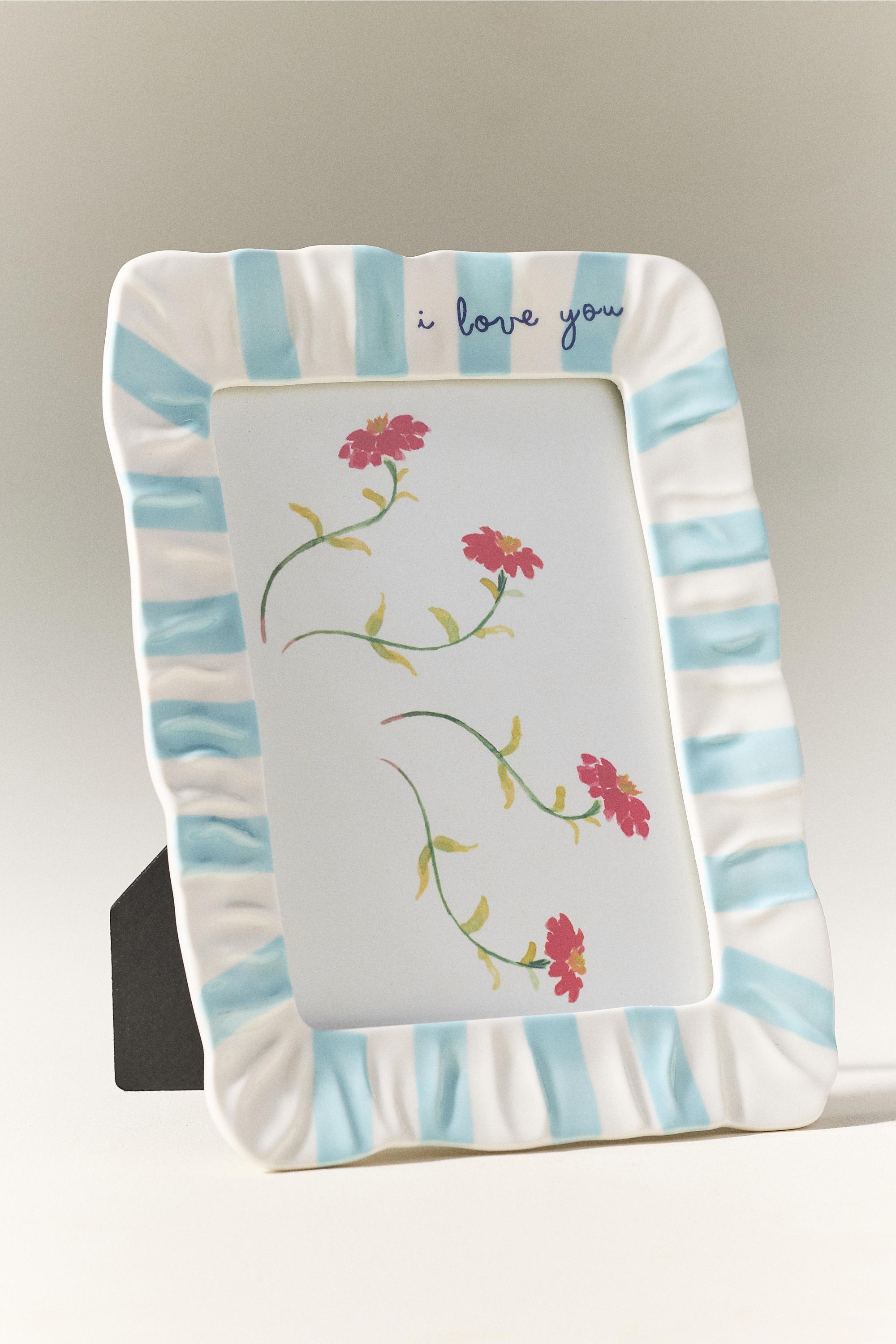 Amma Ruffle Frame, Blue, A501_0432, large image number 0
