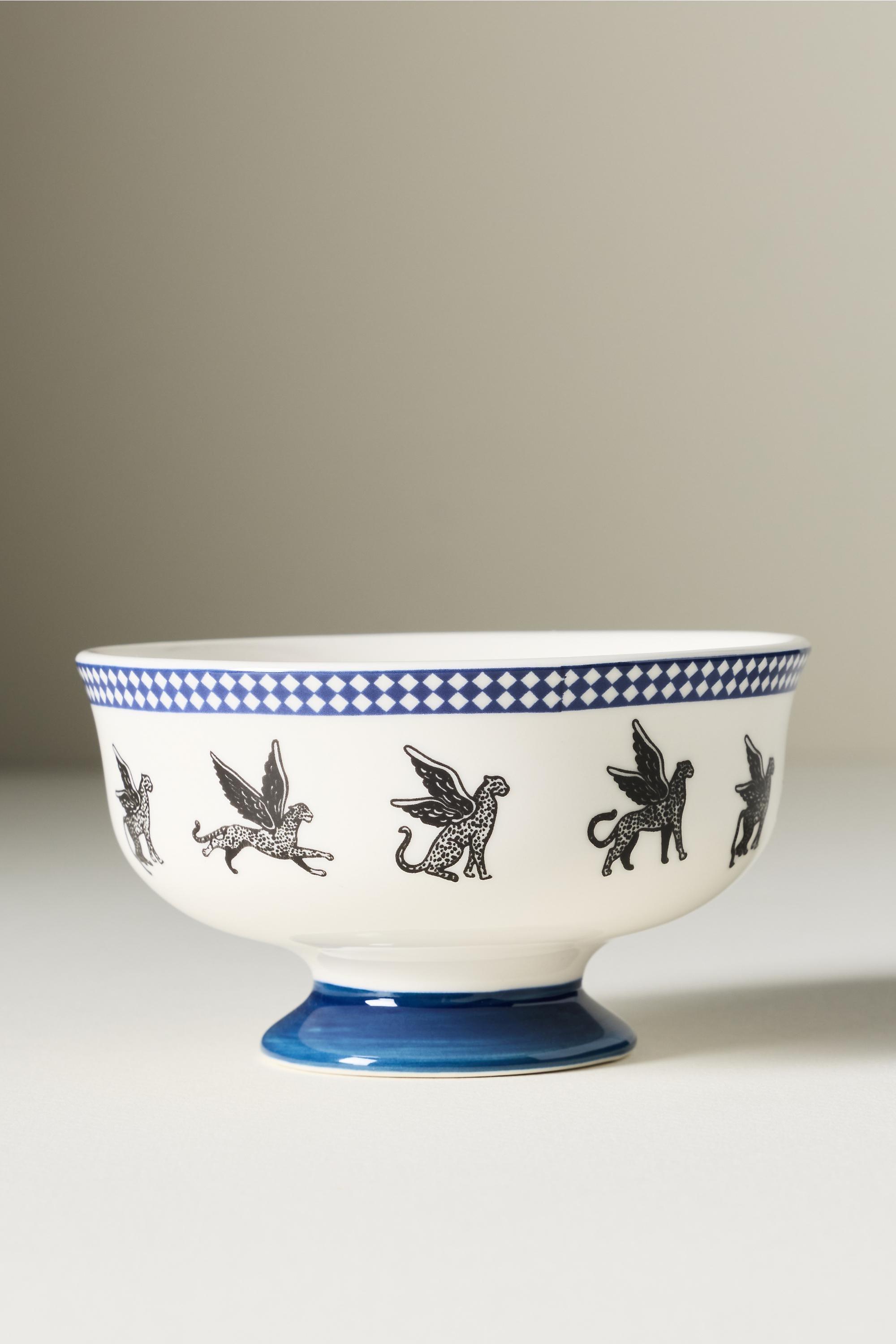 Reverie Stoneware Nut Bowl, Blue, Navy, large image number 0