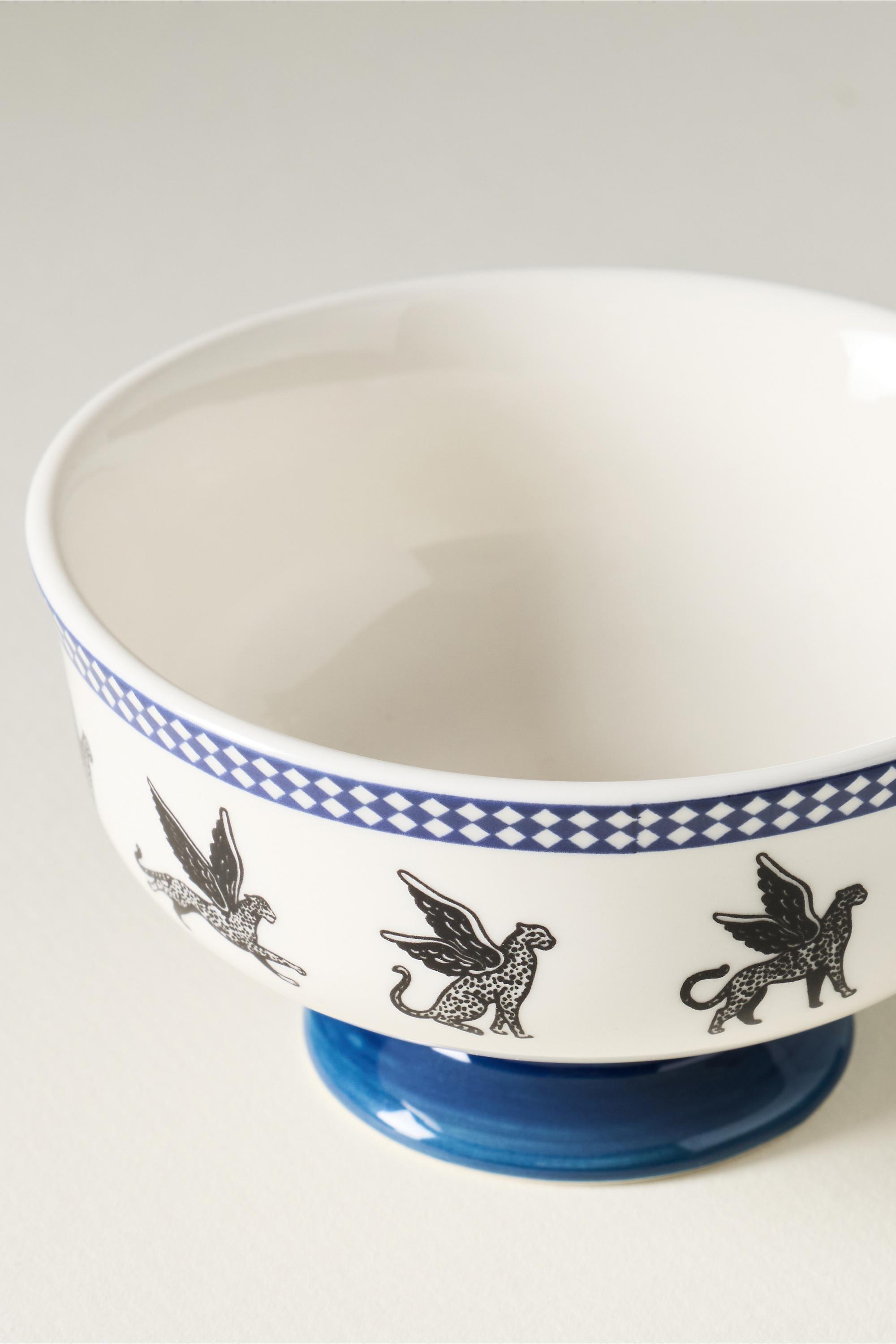 Reverie Stoneware Nut Bowl, Blue, Navy, large image number 3