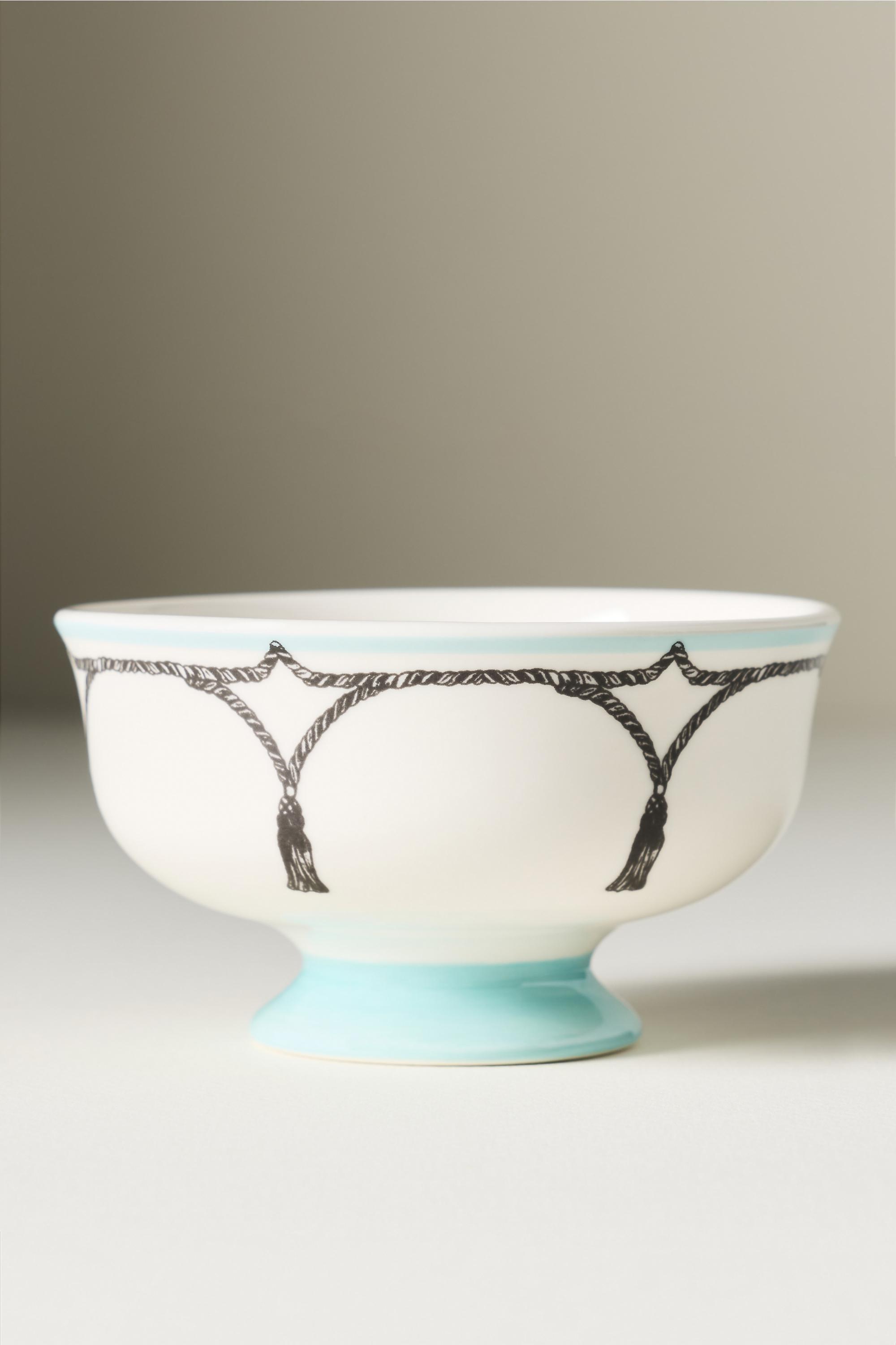 Reverie Stoneware Nut Bowl, Green, medium