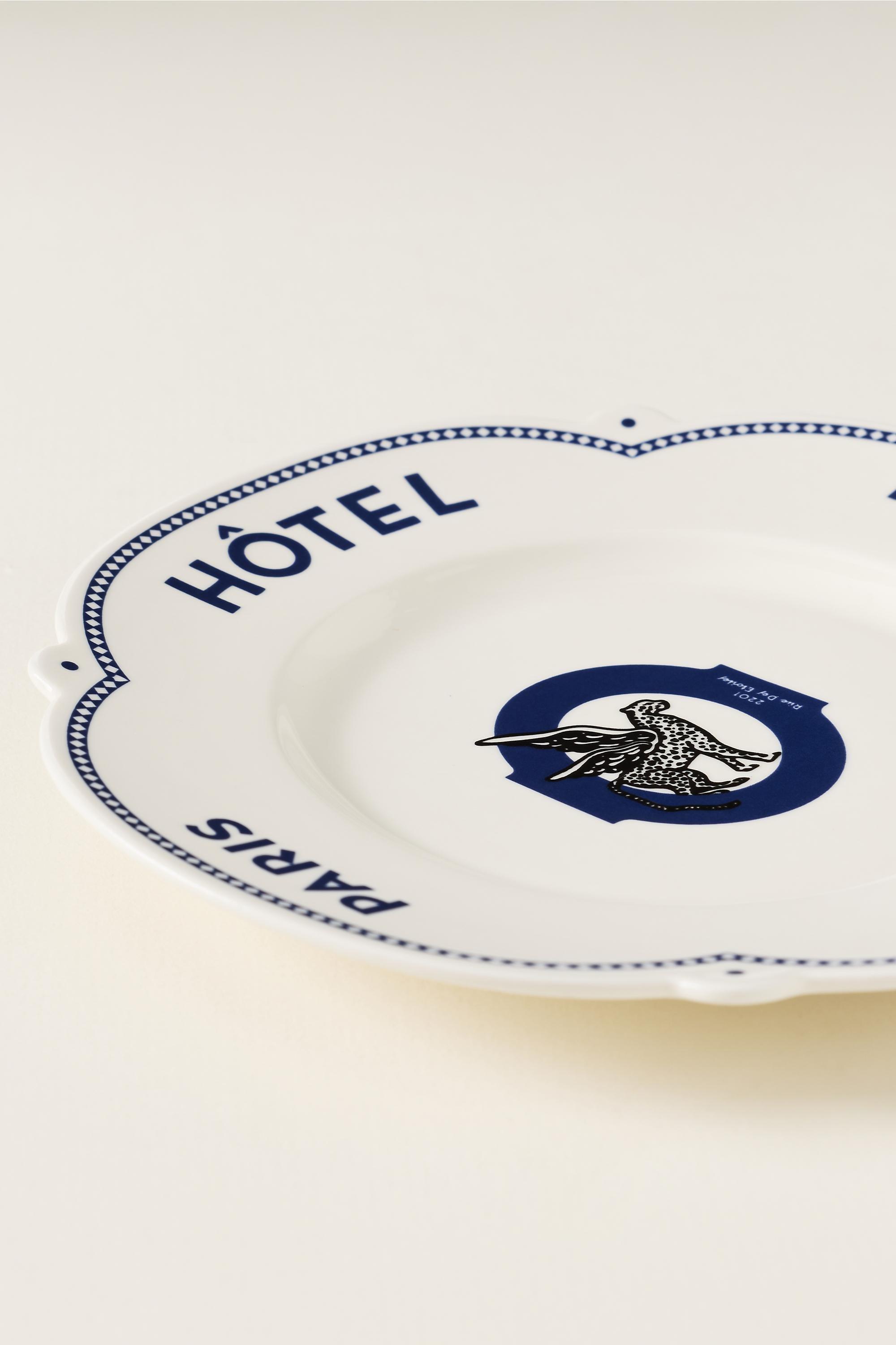 Reverie Stoneware Dessert Plate, Navy, large image number 2