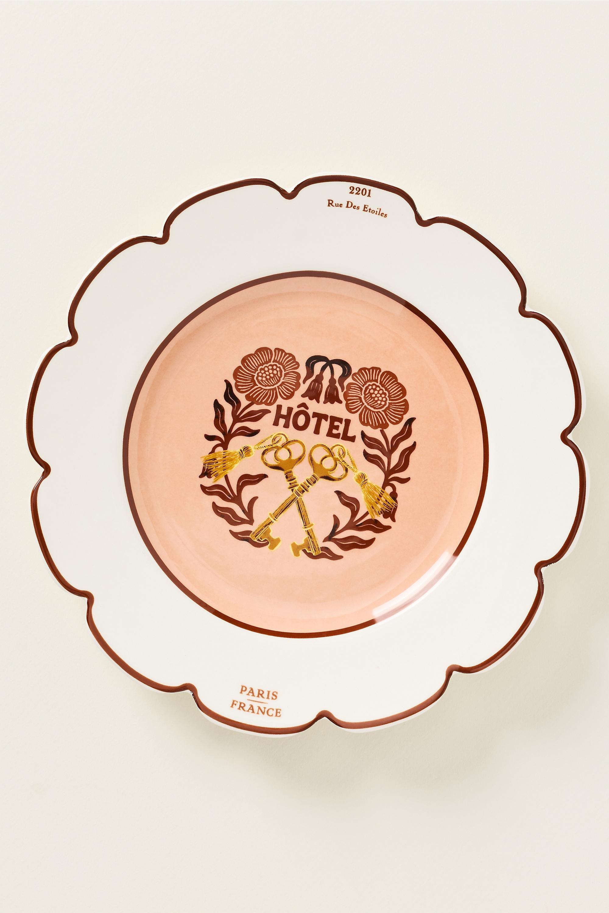 Reverie Stoneware Dessert Plate, Orange, Orange, large image number 0