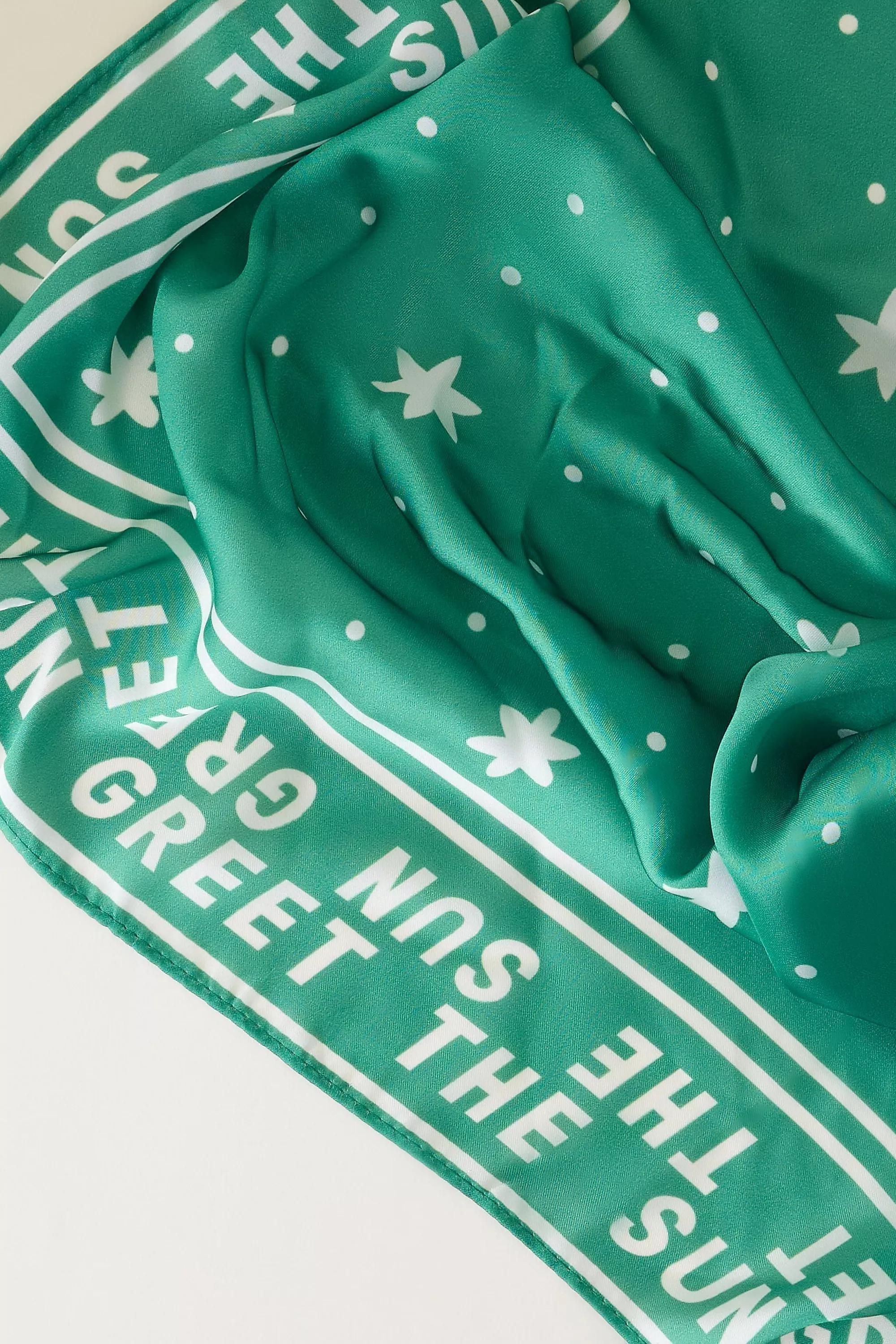 By Celandine Hair Scarves, Set Of 2, Green, A501_0030, large image number 2
